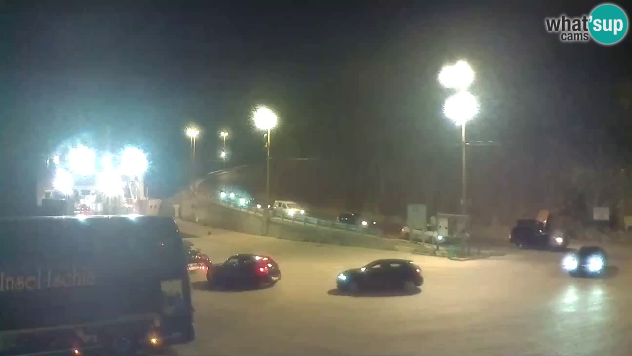 Webkam otok Cres – Trajektna luka  Merag – Krk