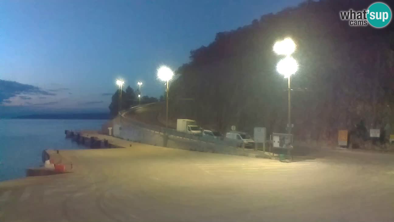 Webcam isola di Cherso – Porto traghetto Merag – Veglia