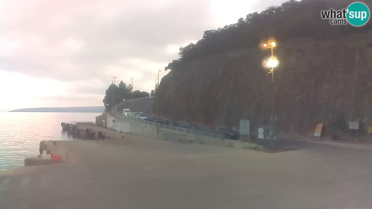 Webcam isola di Cherso – Porto traghetto Merag – Veglia