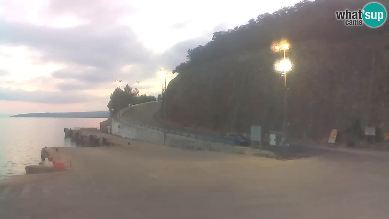 Webkam otok Cres – Trajektna luka  Merag – Krk