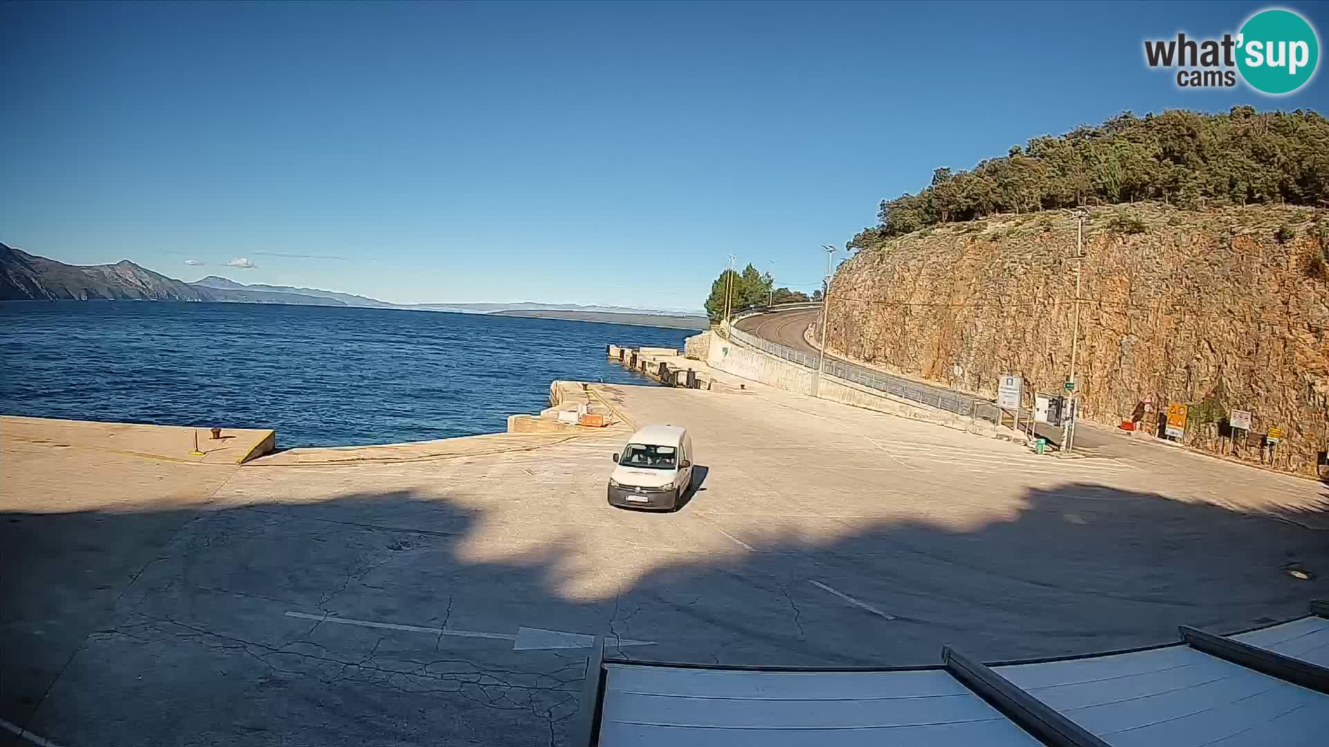Webcam Insel Cres – Fährhafen Merag – Krk