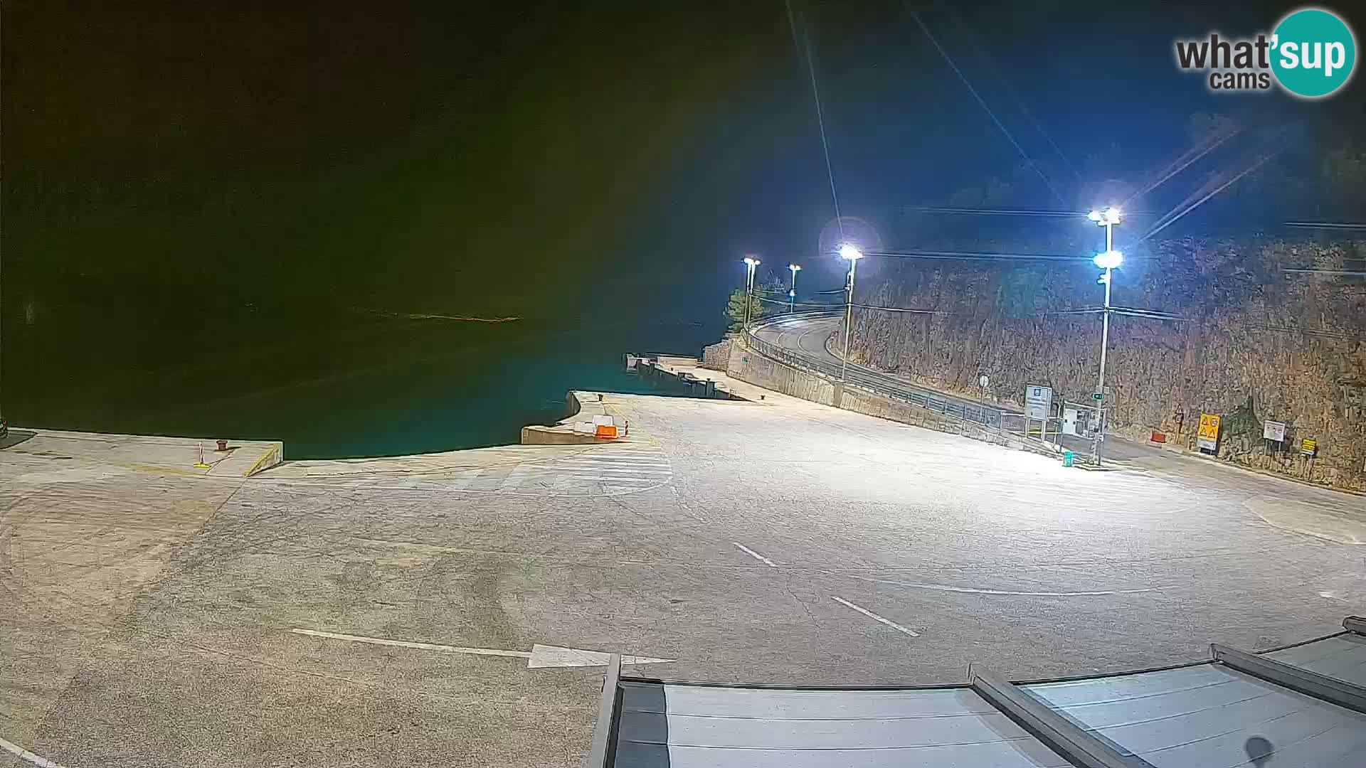 Webkam otok Cres – Trajektna luka  Merag – Krk