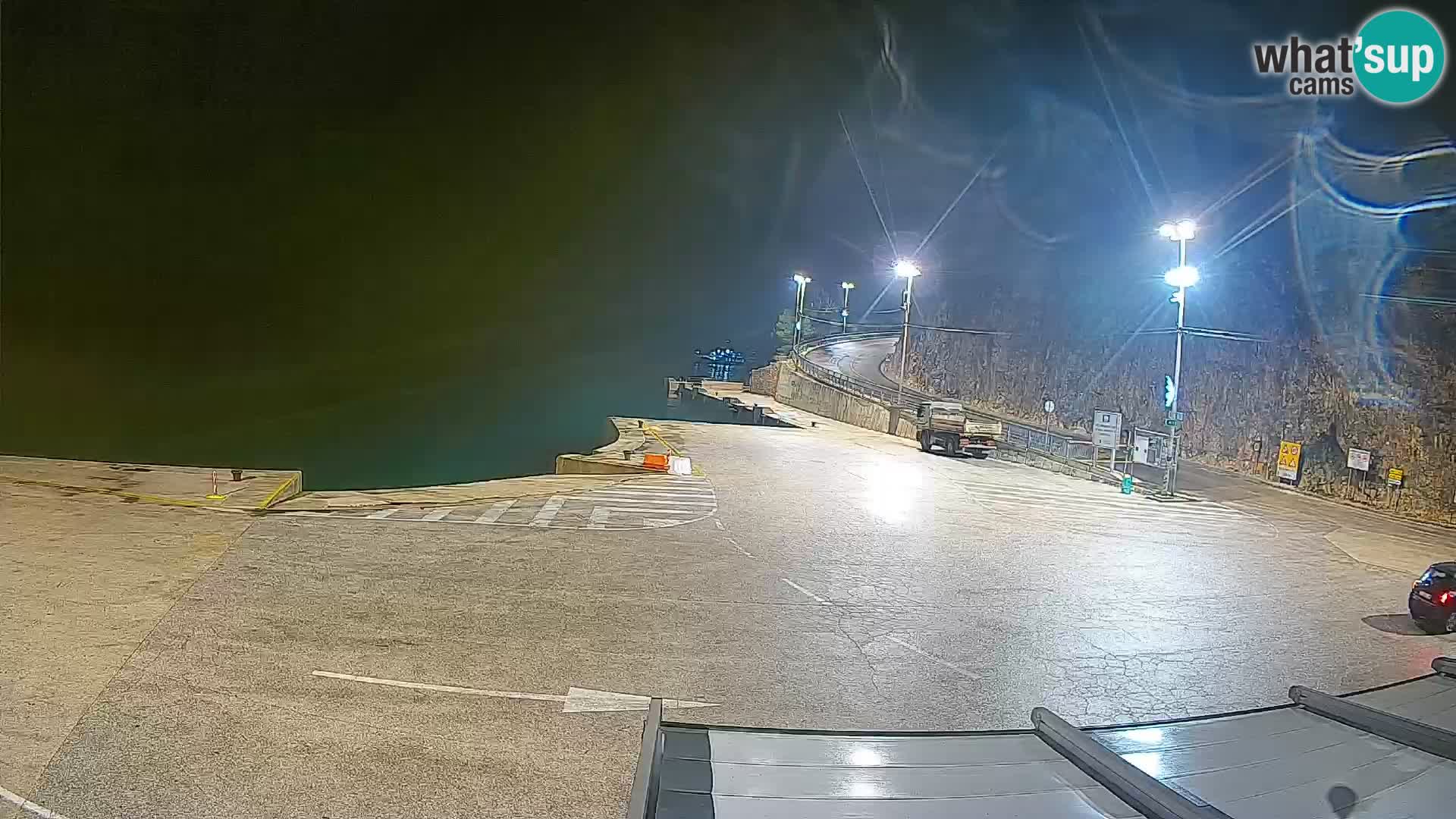 Webkam otok Cres – Trajektna luka  Merag – Krk