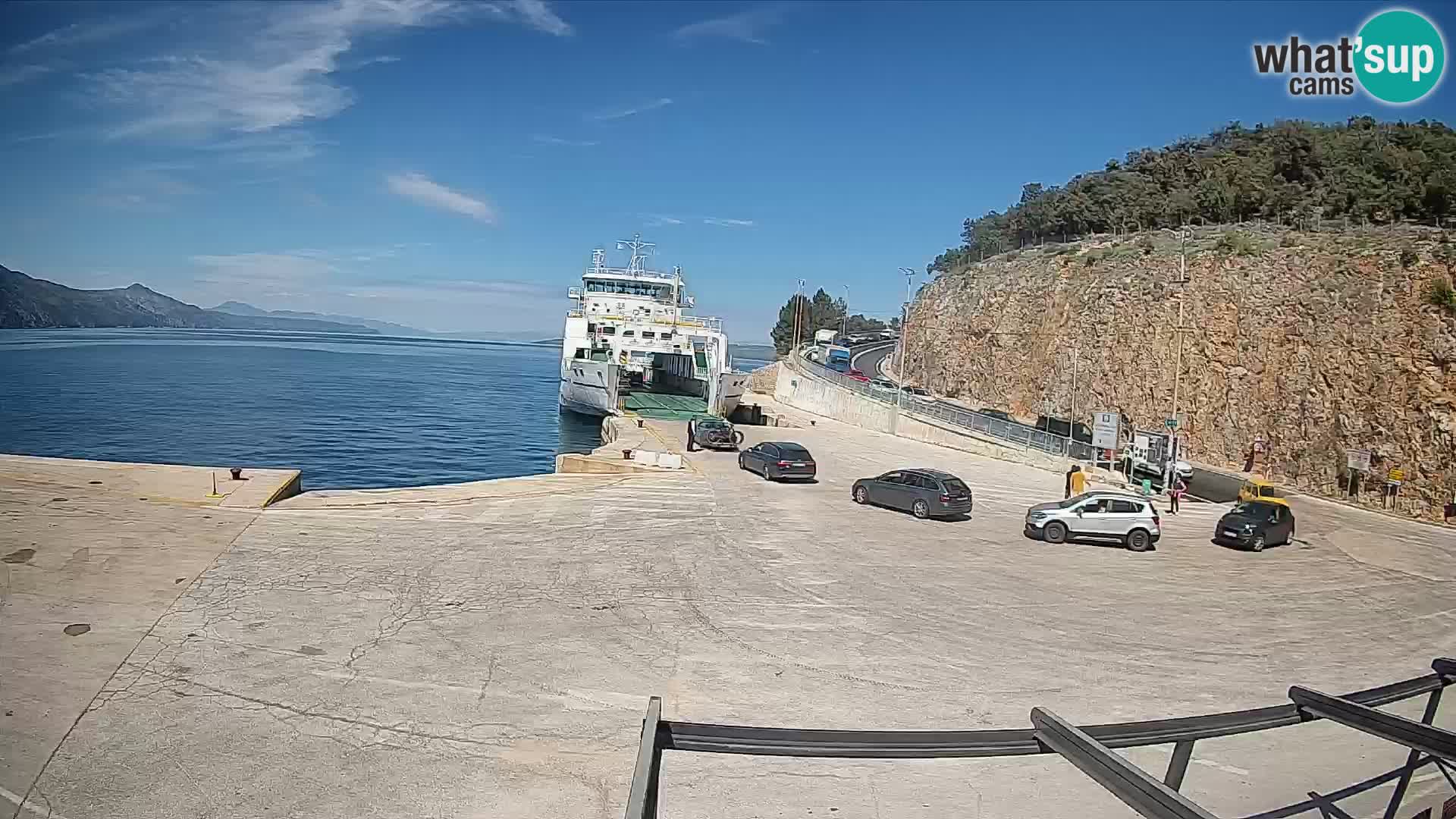 Webcam Insel Cres – Fährhafen Merag – Krk