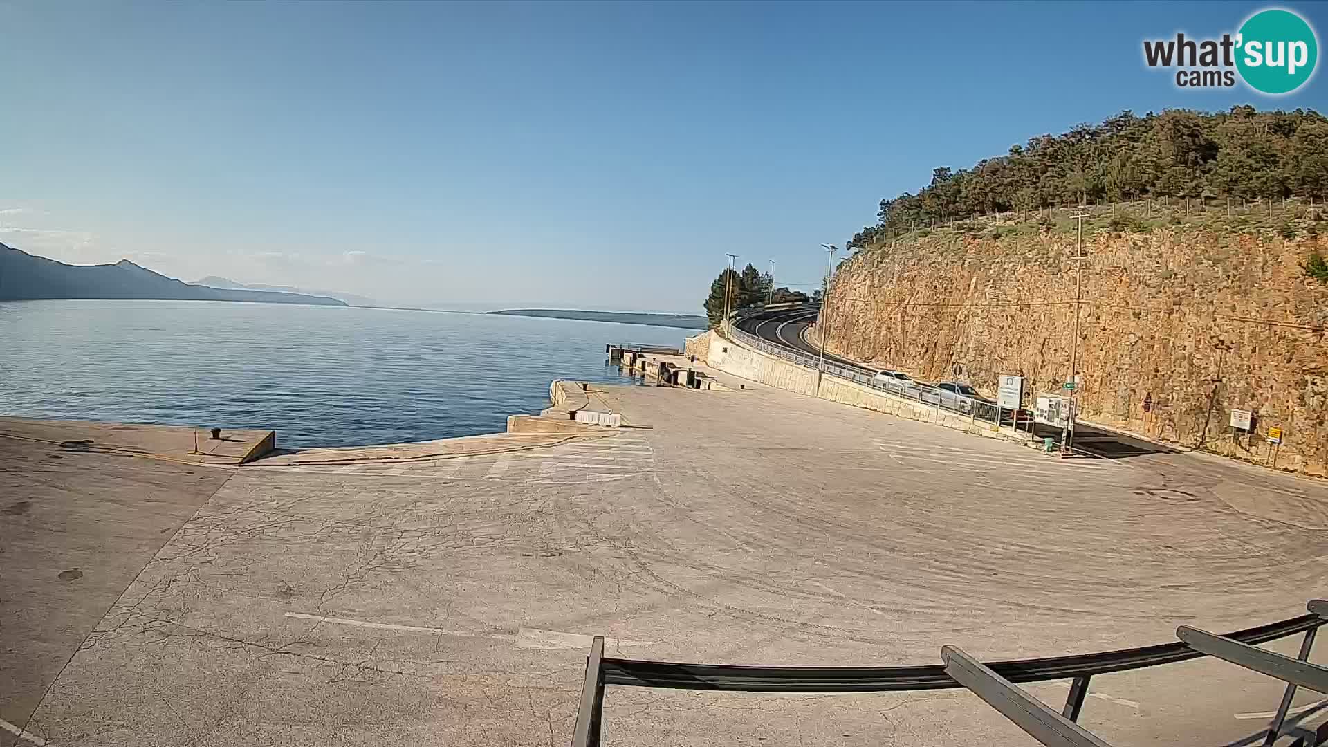 Webcam Insel Cres – Fährhafen Merag – Krk