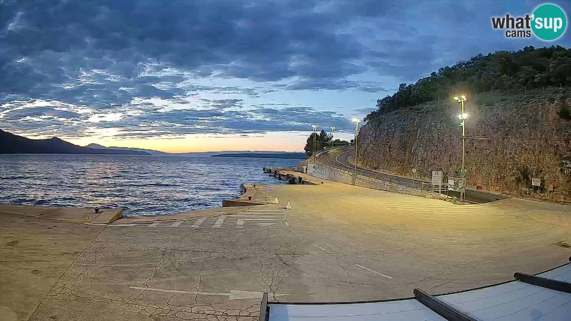 Webcam Insel Cres – Fährhafen Merag – Krk