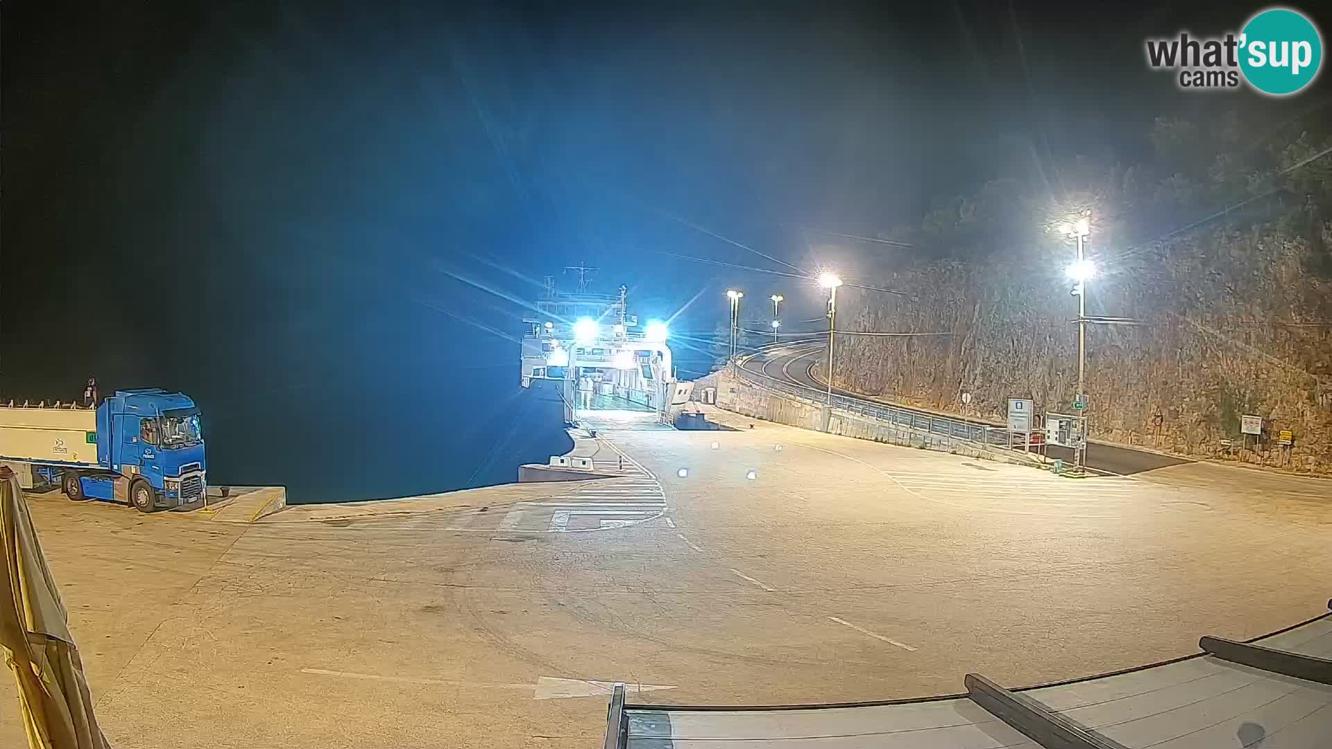 Webcam Insel Cres – Fährhafen Merag – Krk