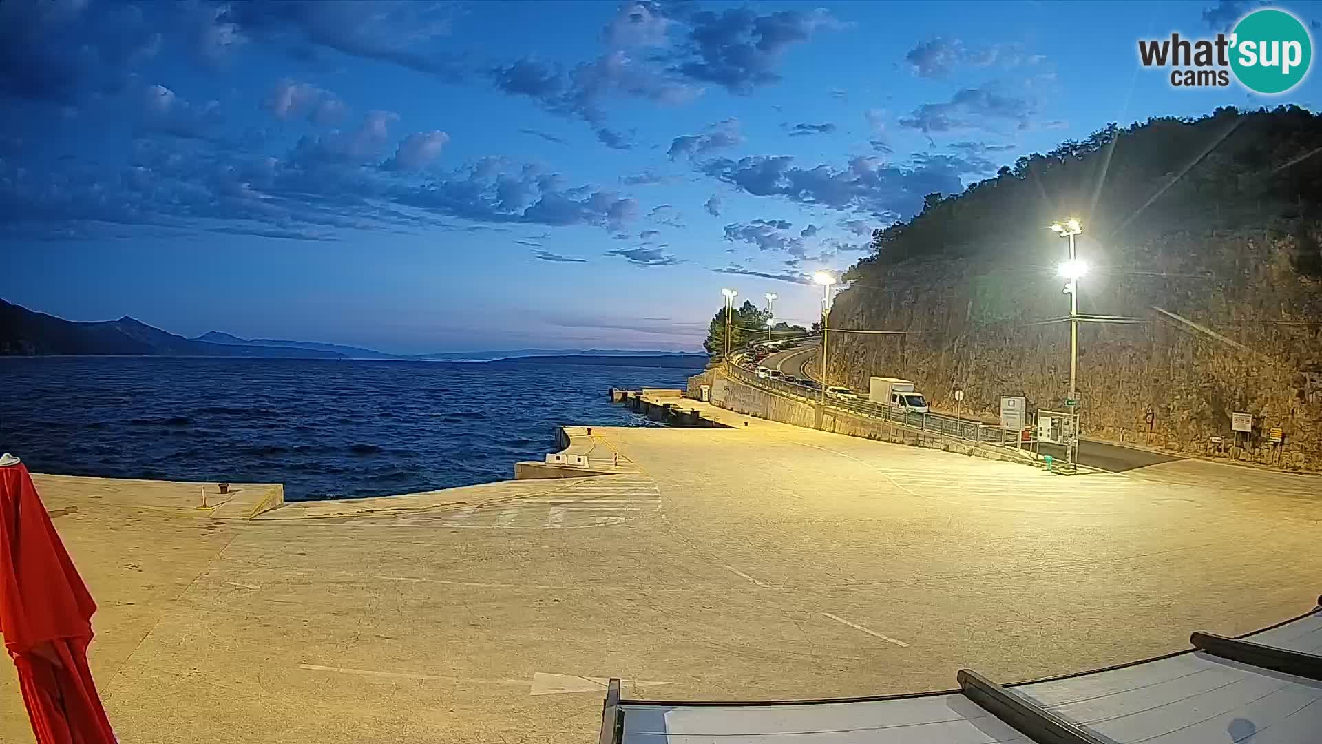 Webcam Insel Cres – Fährhafen Merag – Krk