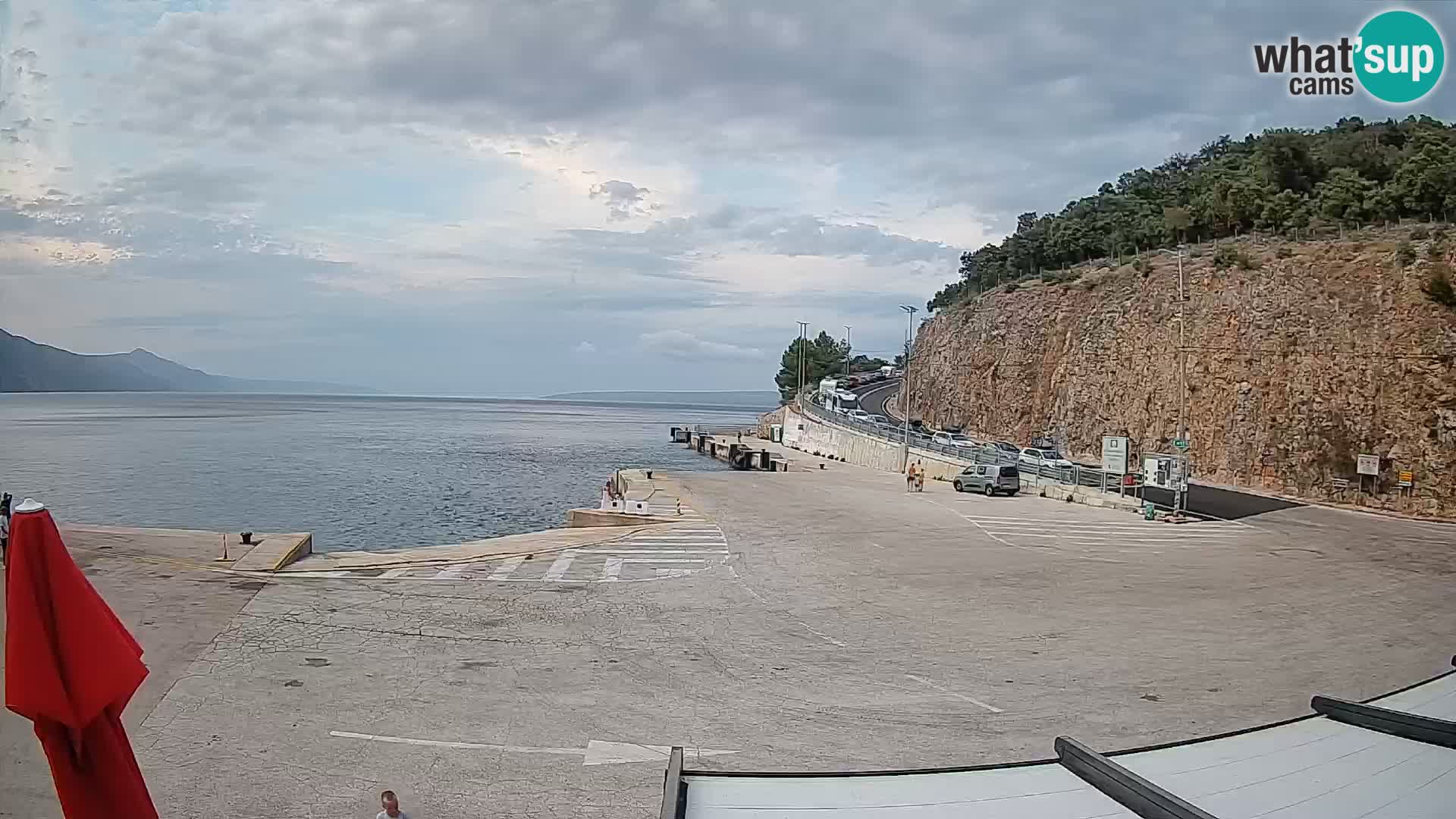 Webcam Insel Cres – Fährhafen Merag – Krk