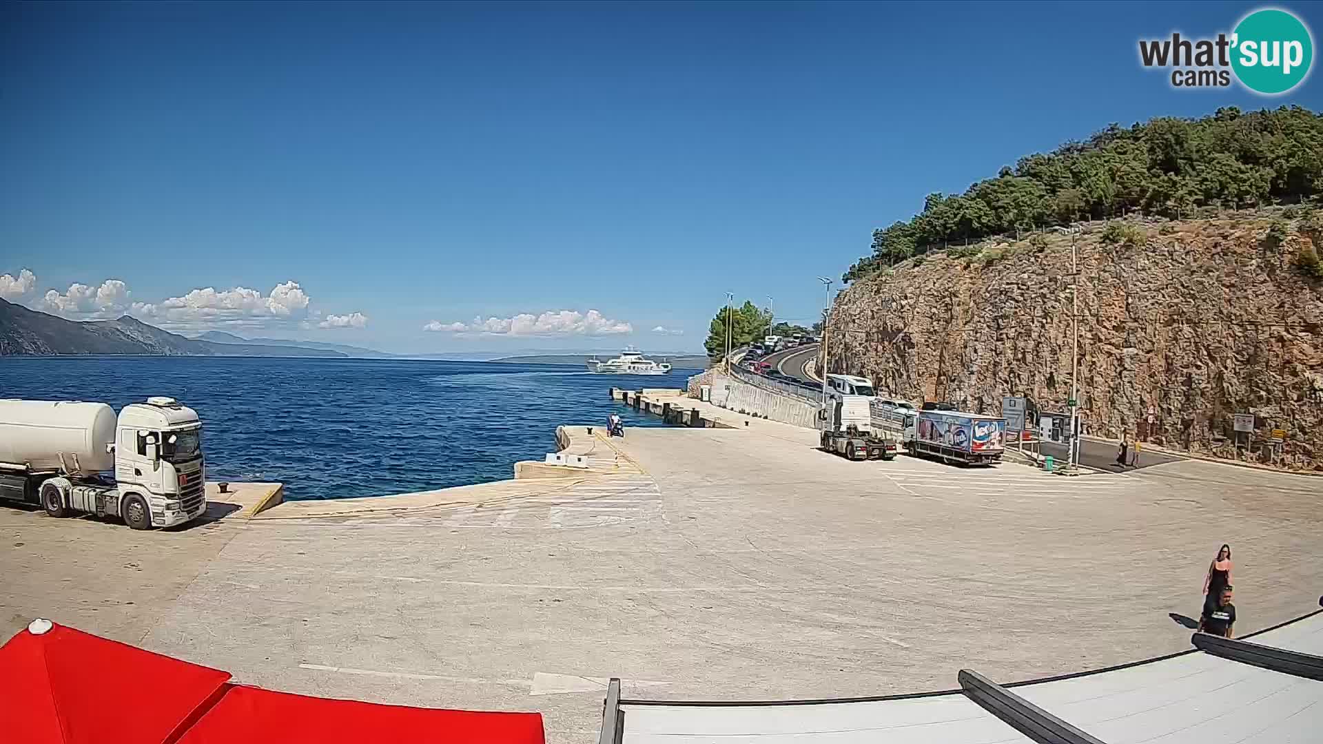 Webcam Insel Cres – Fährhafen Merag – Krk