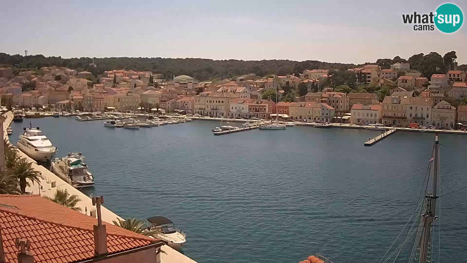 Webcam live – Lussinpiccolo – Riva dei capitani di Lussinpiccolo