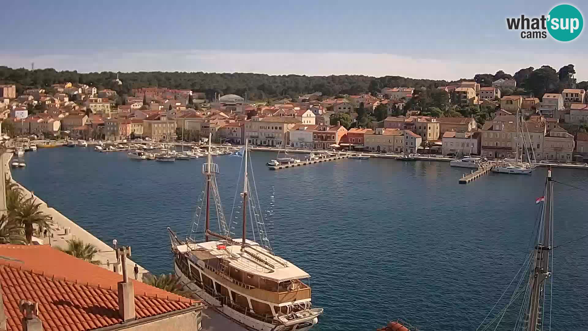 Webcam live – Lussinpiccolo – Riva dei capitani di Lussinpiccolo