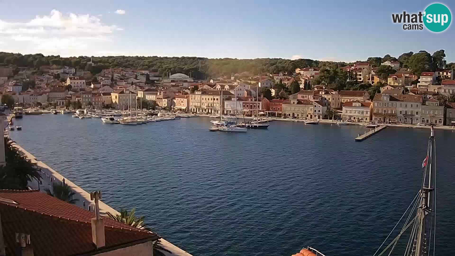 Webkamera u živo – Mali Lošinj – Riva Lošinjskih kapetana