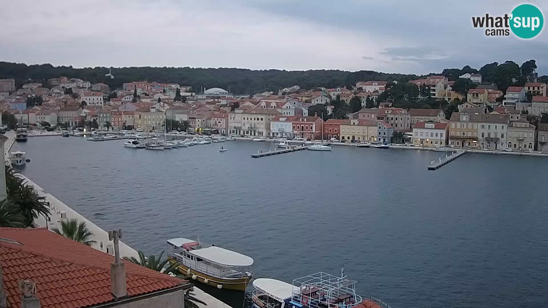 Spletna kamera Mali Lošinj Riva Lošinjskih kapitanov