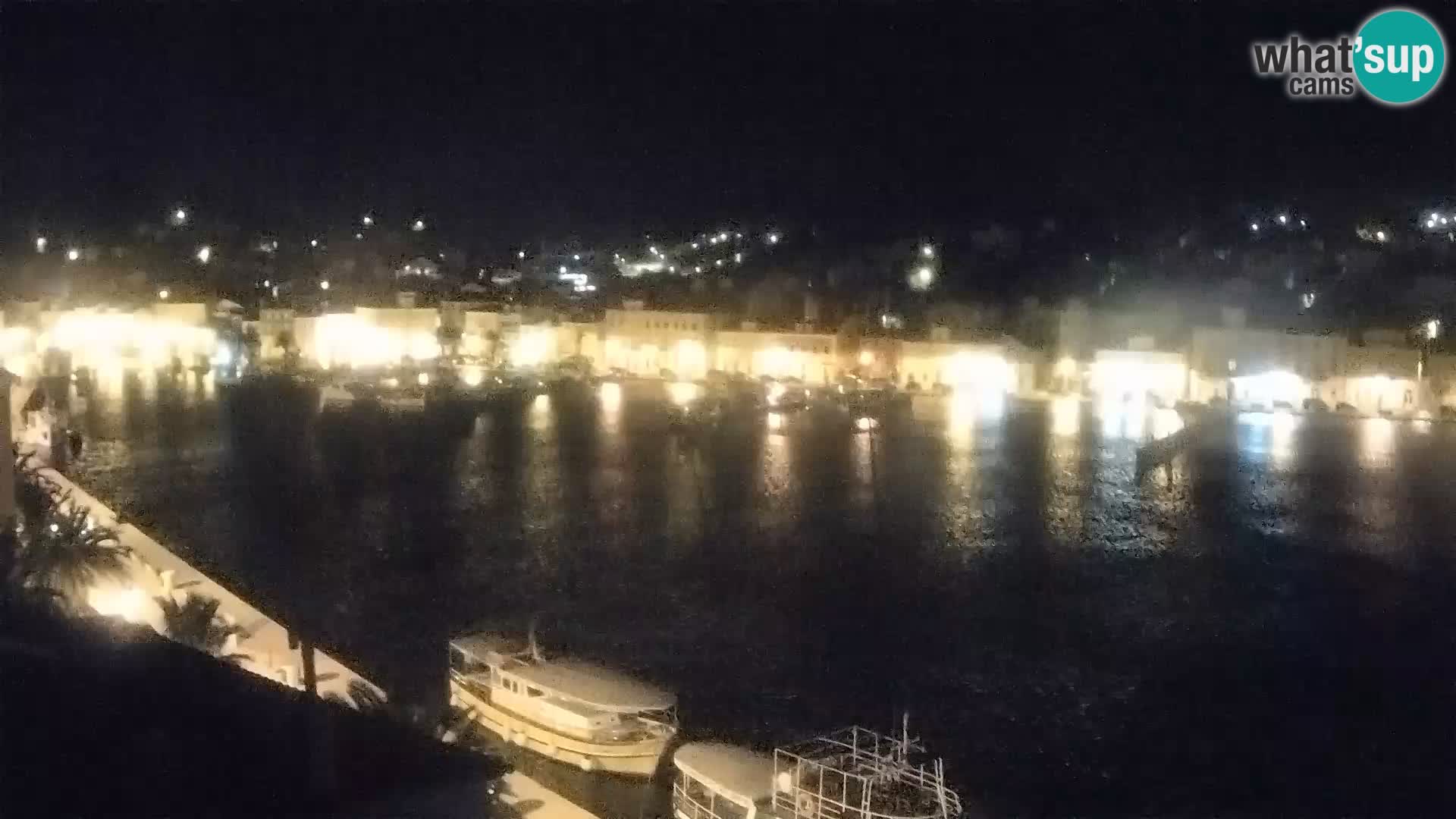 Spletna kamera Mali Lošinj Riva Lošinjskih kapitanov