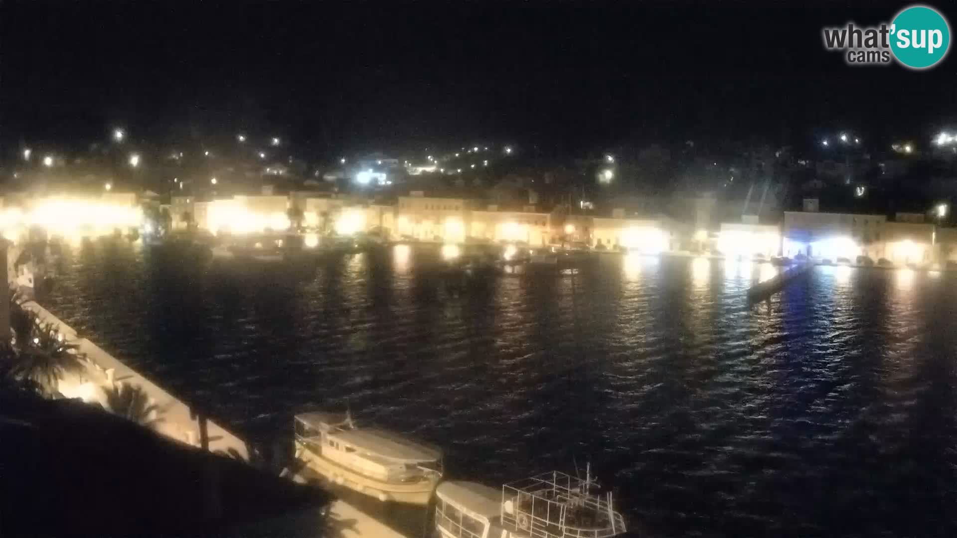 Spletna kamera Mali Lošinj Riva Lošinjskih kapitanov