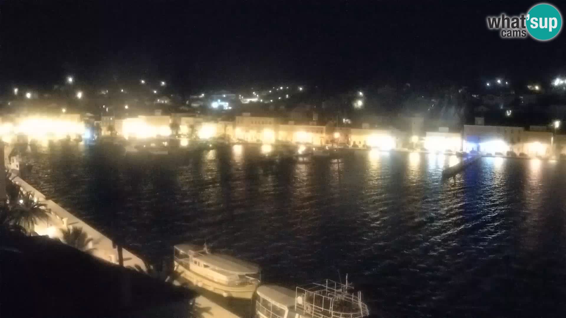 Spletna kamera Mali Lošinj Riva Lošinjskih kapitanov