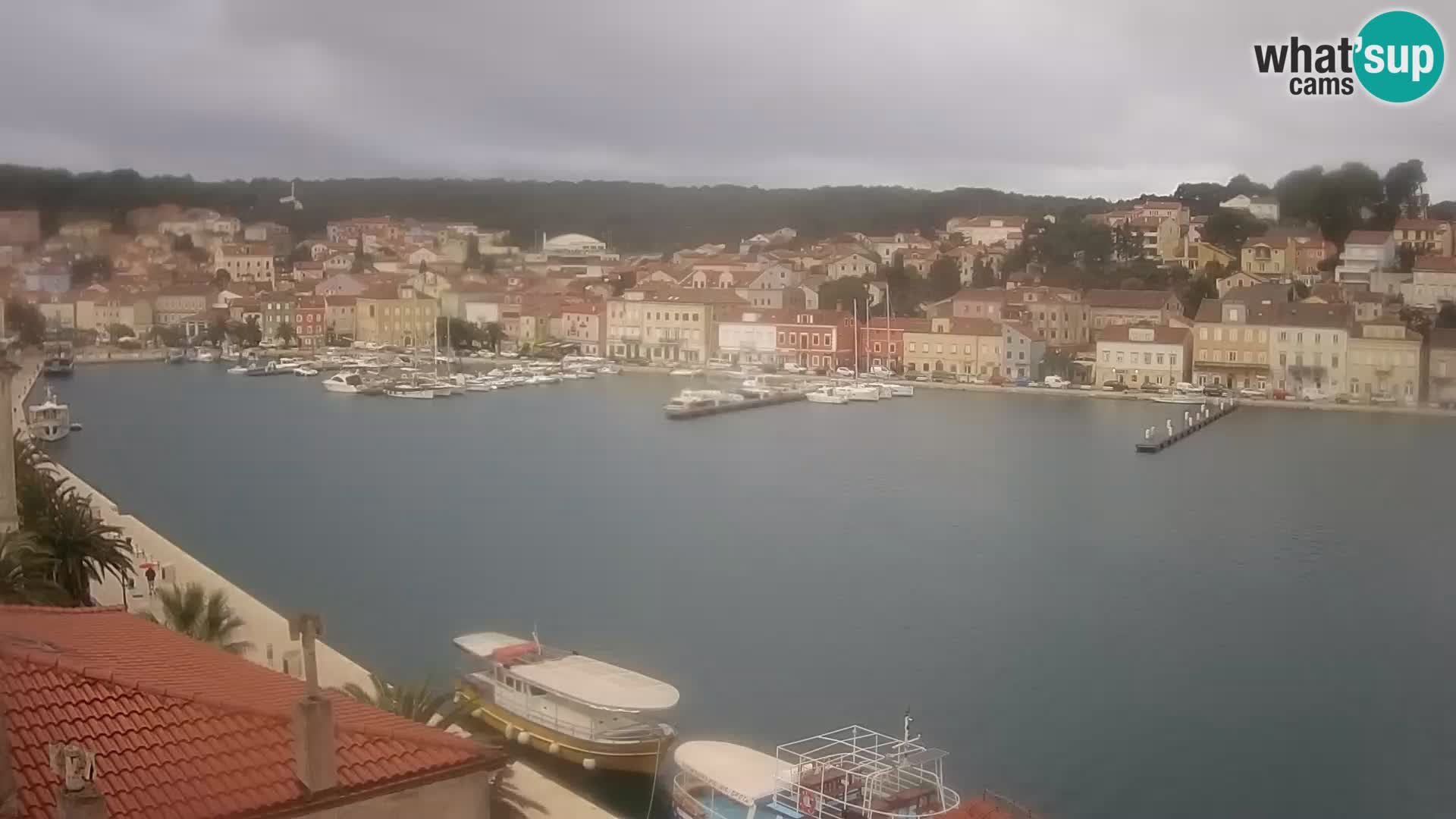 Spletna kamera Mali Lošinj Riva Lošinjskih kapitanov