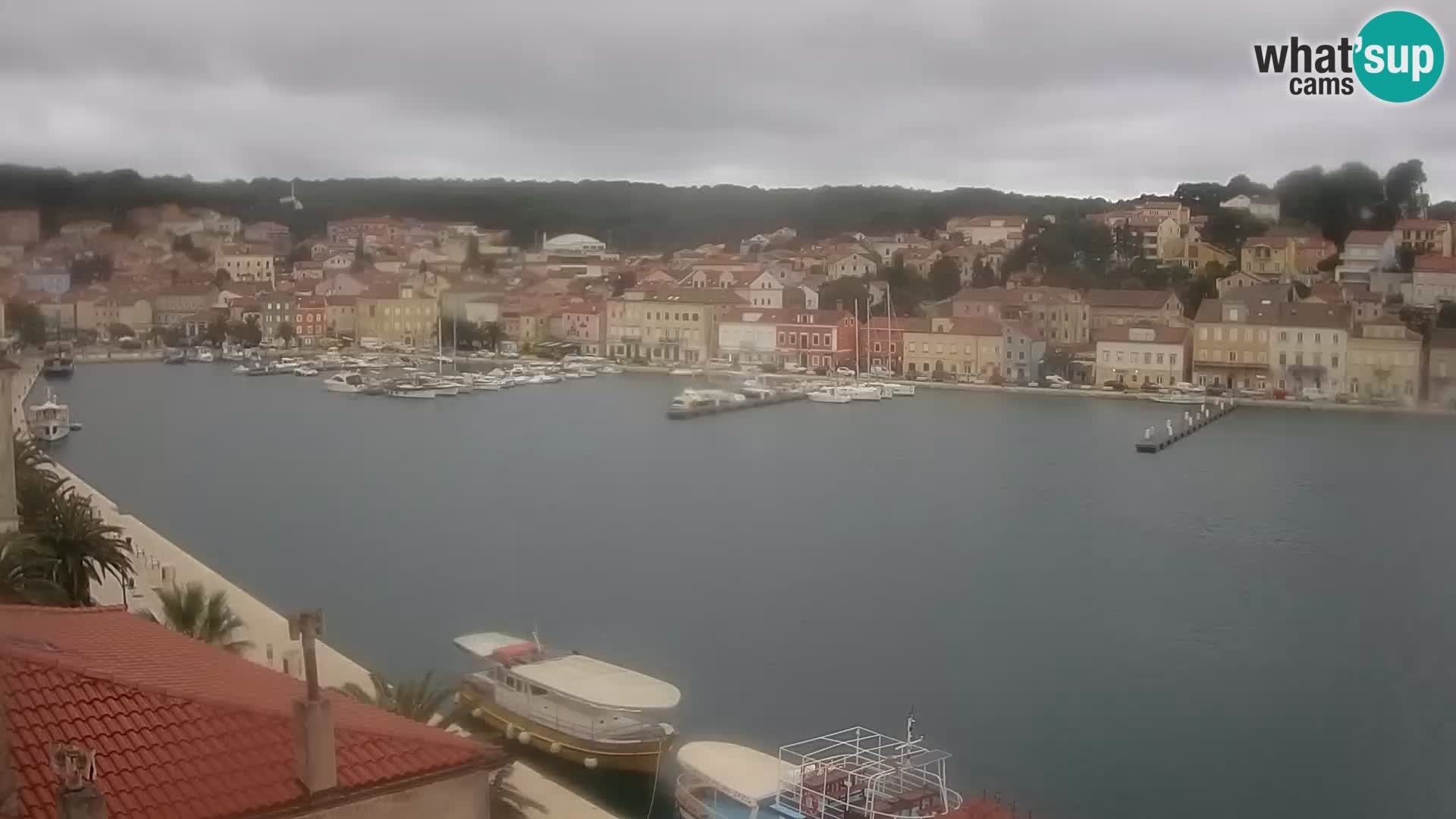 Spletna kamera Mali Lošinj Riva Lošinjskih kapitanov