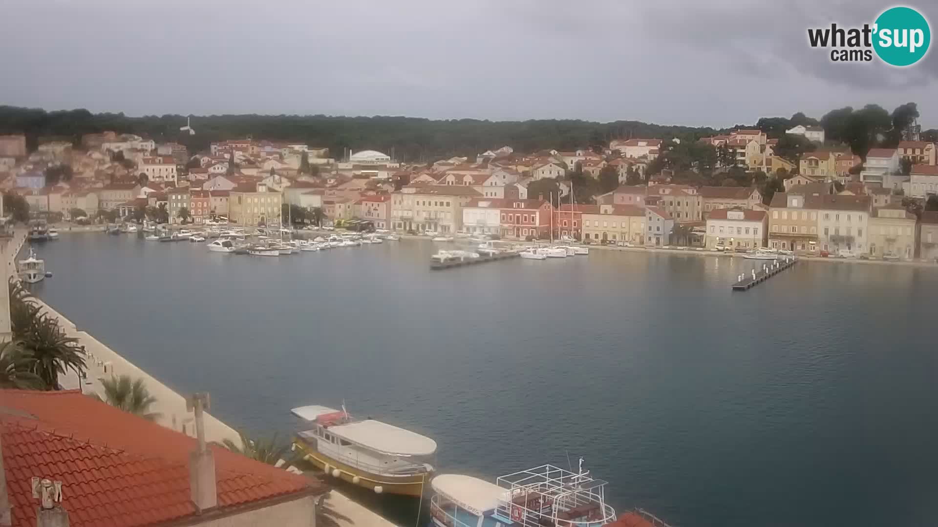 Spletna kamera Mali Lošinj Riva Lošinjskih kapitanov