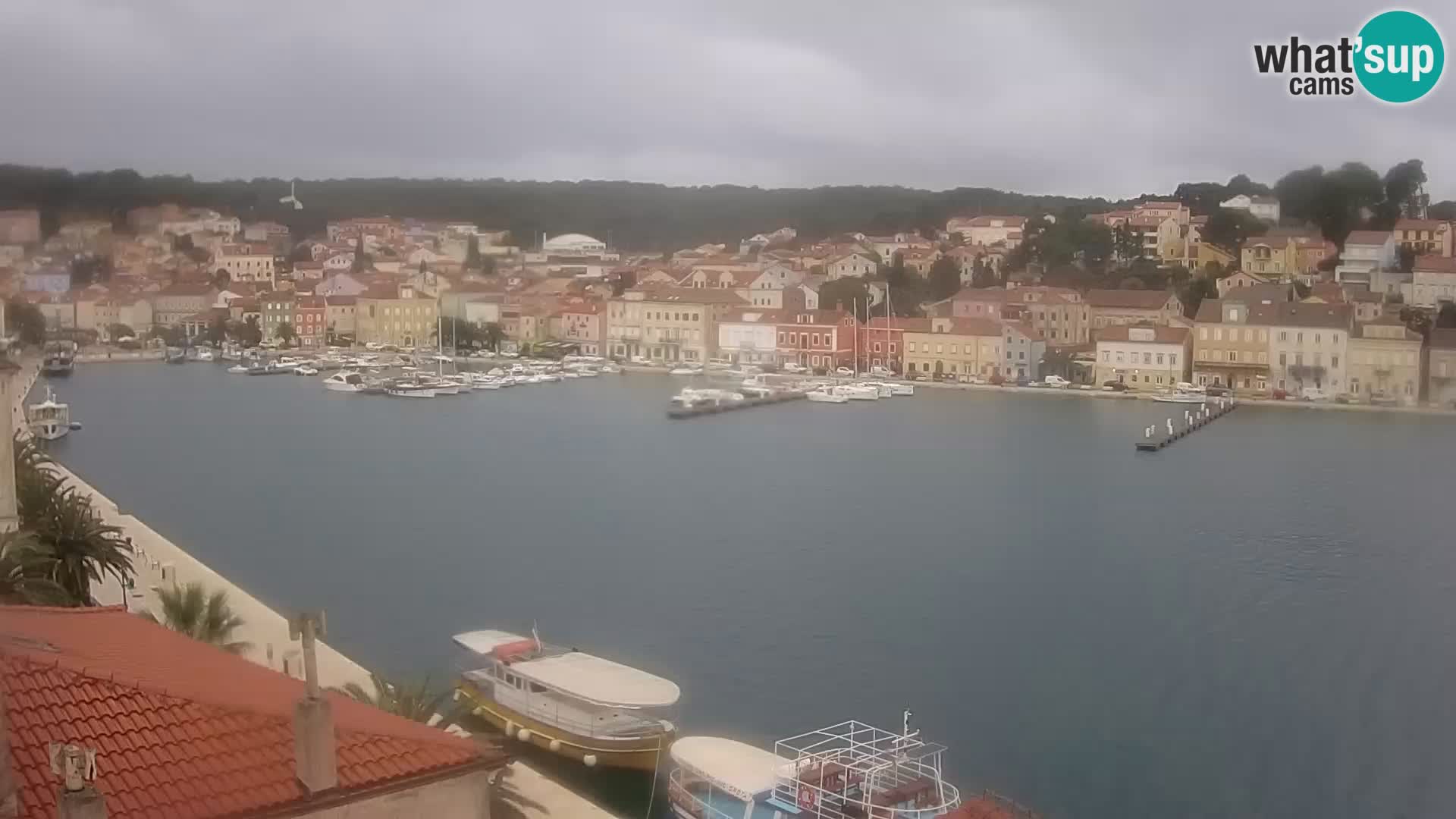 Spletna kamera Mali Lošinj Riva Lošinjskih kapitanov