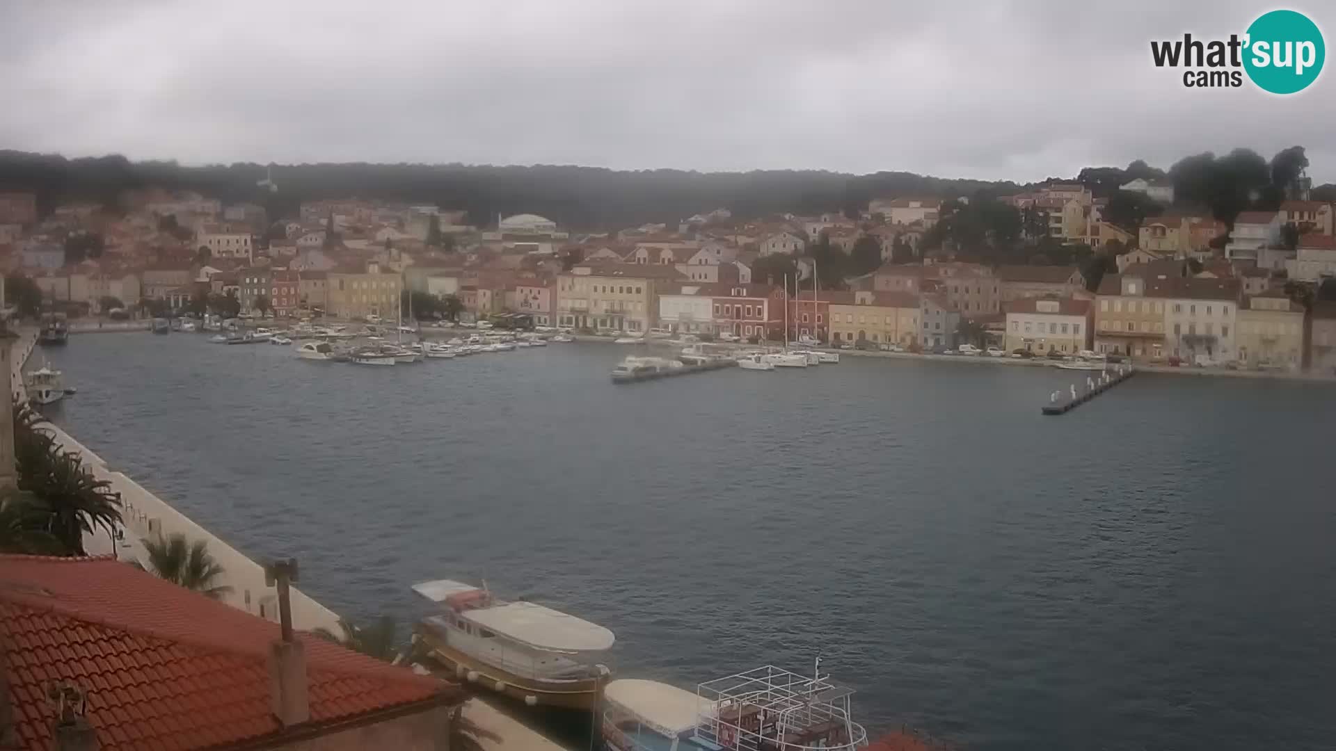 Spletna kamera Mali Lošinj Riva Lošinjskih kapitanov