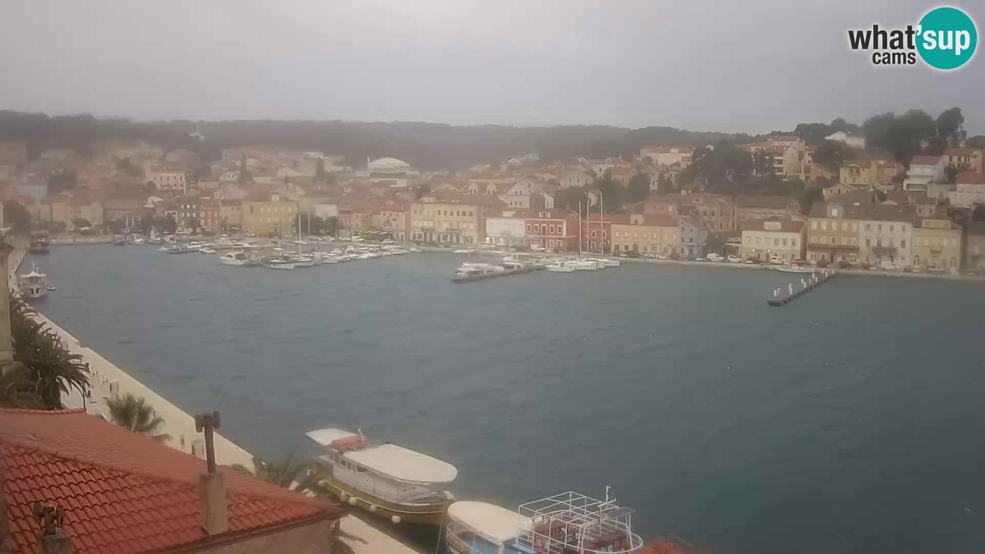 Spletna kamera Mali Lošinj Riva Lošinjskih kapitanov