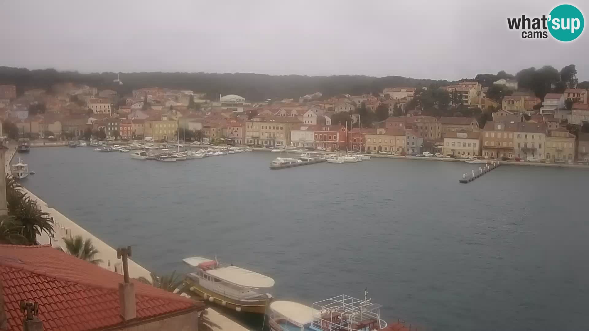 Spletna kamera Mali Lošinj Riva Lošinjskih kapitanov