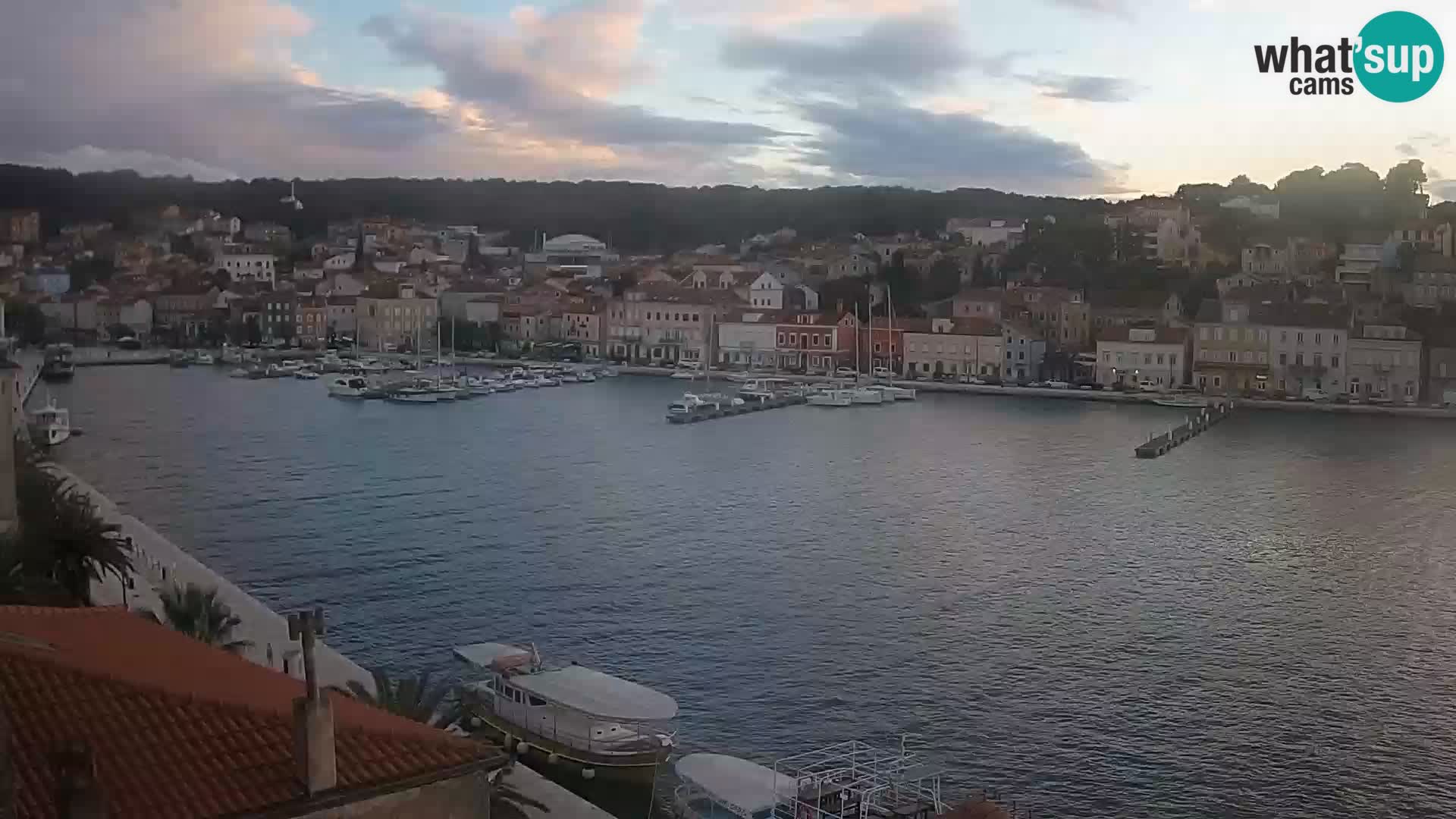 Spletna kamera Mali Lošinj Riva Lošinjskih kapitanov