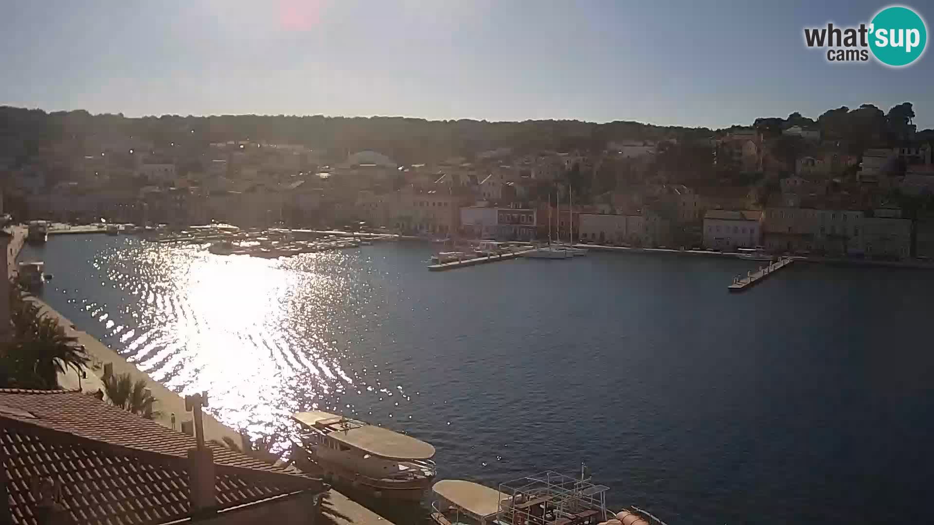 Spletna kamera Mali Lošinj Riva Lošinjskih kapitanov