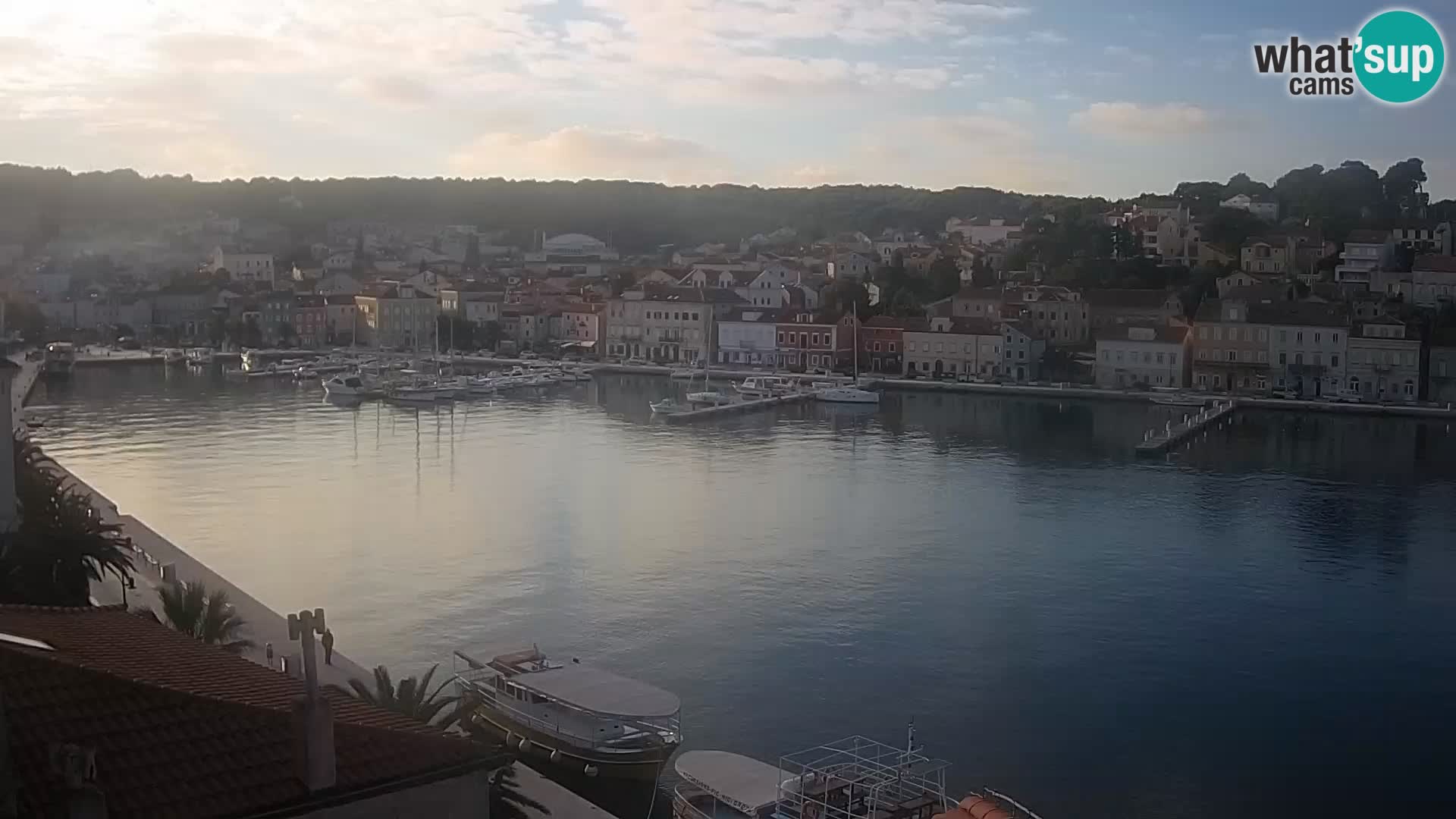 Spletna kamera Mali Lošinj Riva Lošinjskih kapitanov