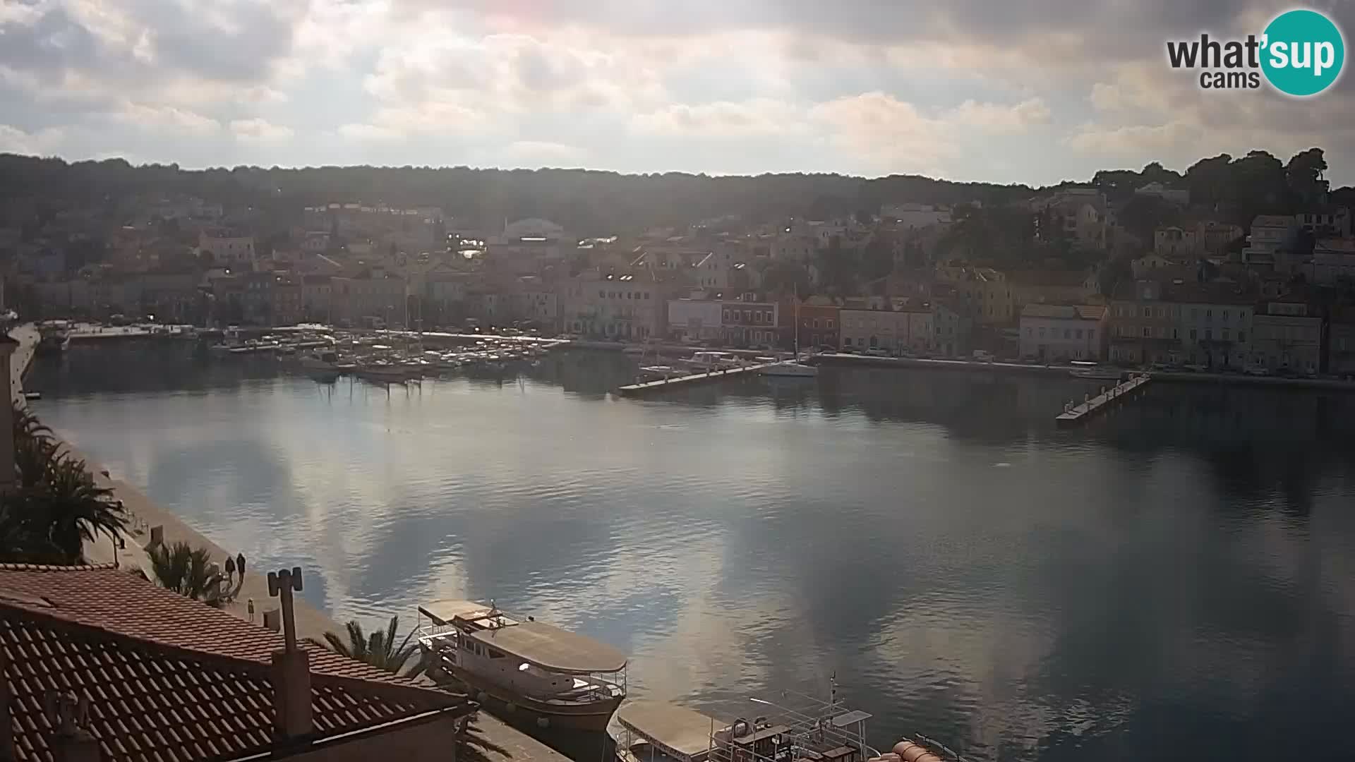 Spletna kamera Mali Lošinj Riva Lošinjskih kapitanov