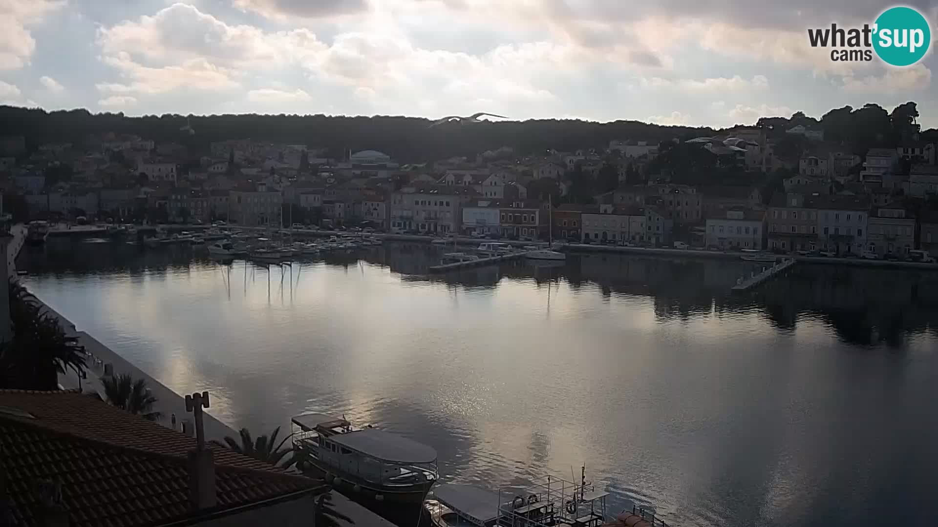 Spletna kamera Mali Lošinj Riva Lošinjskih kapitanov