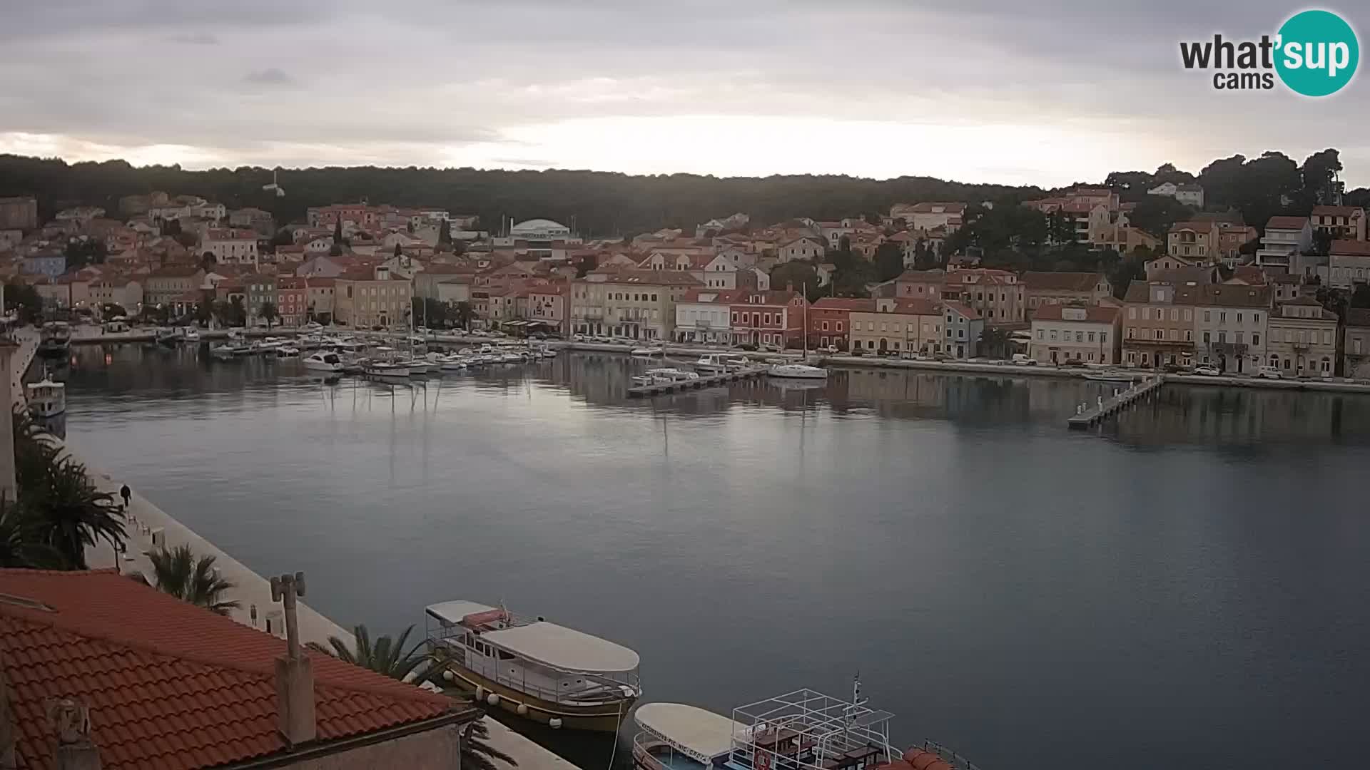 Spletna kamera Mali Lošinj Riva Lošinjskih kapitanov