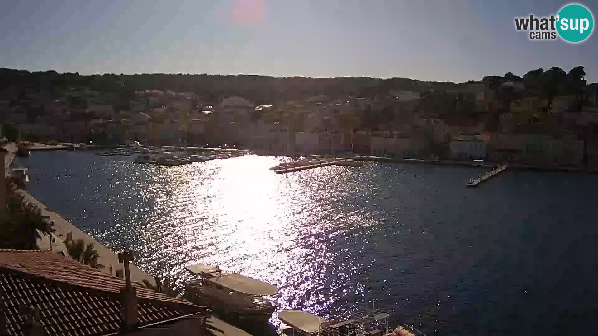 Spletna kamera Mali Lošinj Riva Lošinjskih kapitanov