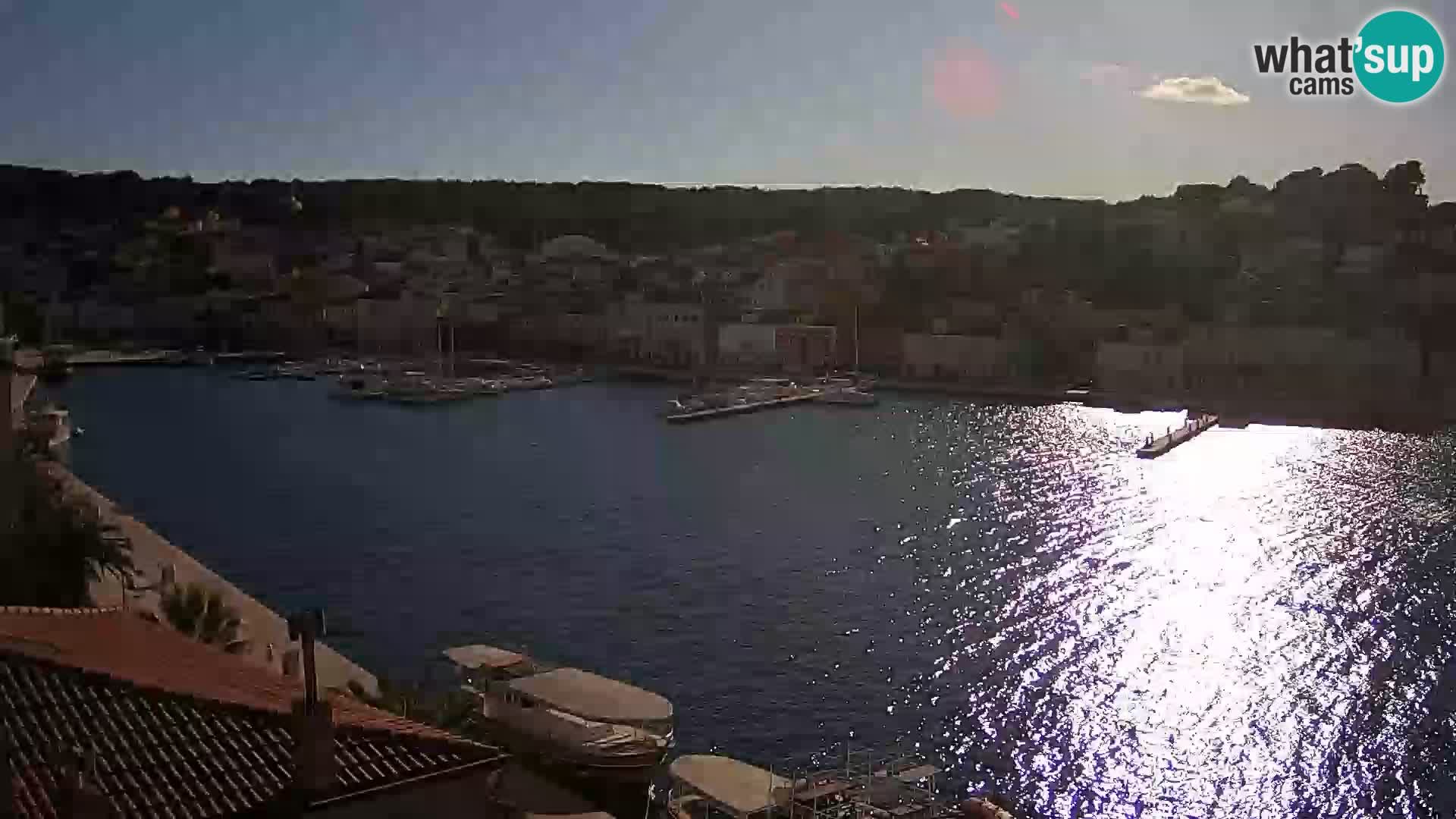 Spletna kamera Mali Lošinj Riva Lošinjskih kapitanov