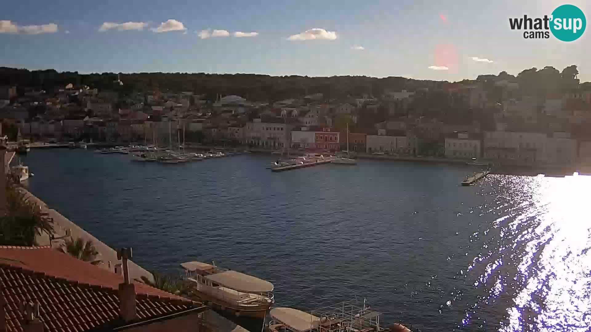 Spletna kamera Mali Lošinj Riva Lošinjskih kapitanov