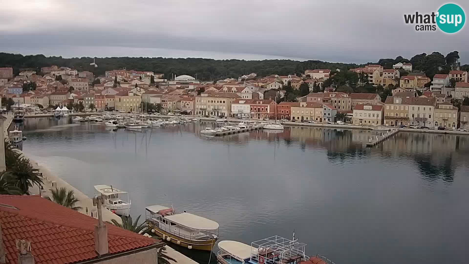 Spletna kamera Mali Lošinj Riva Lošinjskih kapitanov