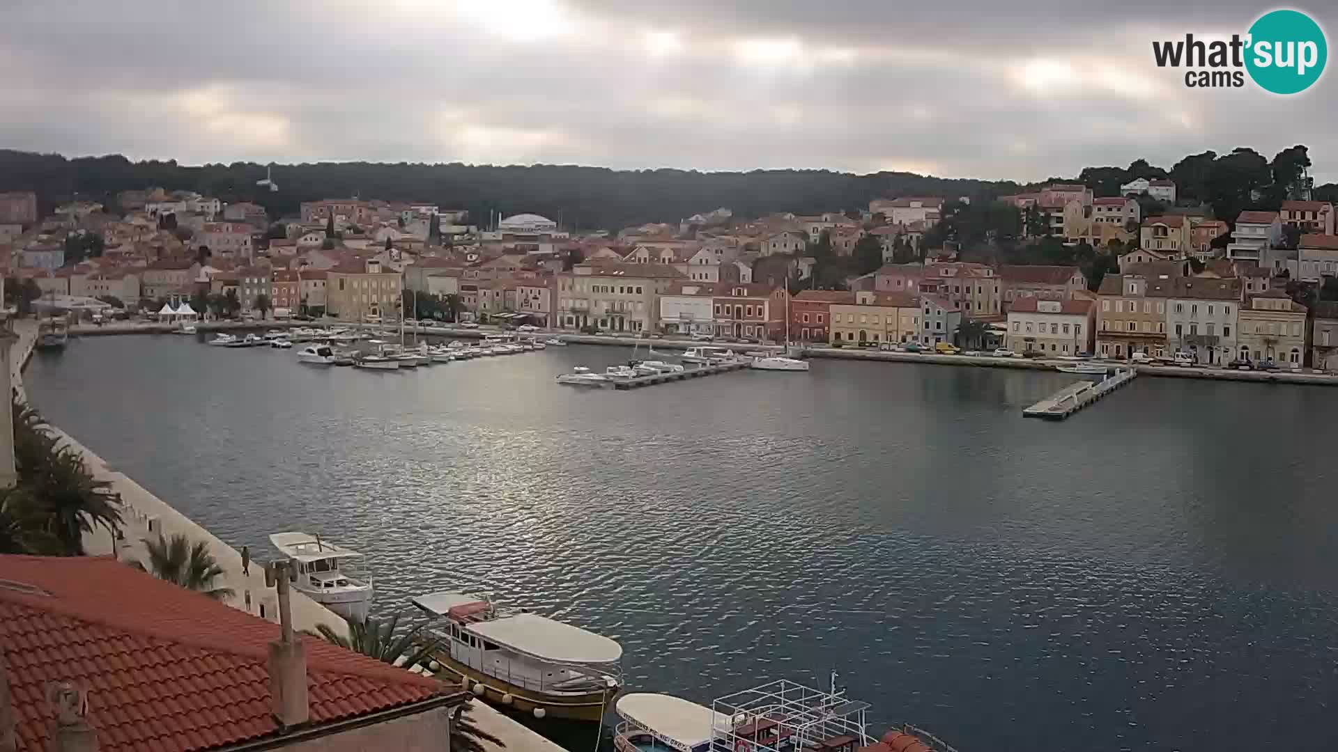 Spletna kamera Mali Lošinj Riva Lošinjskih kapitanov