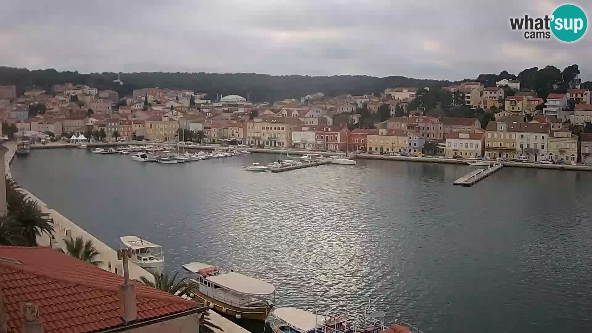 Spletna kamera Mali Lošinj Riva Lošinjskih kapitanov