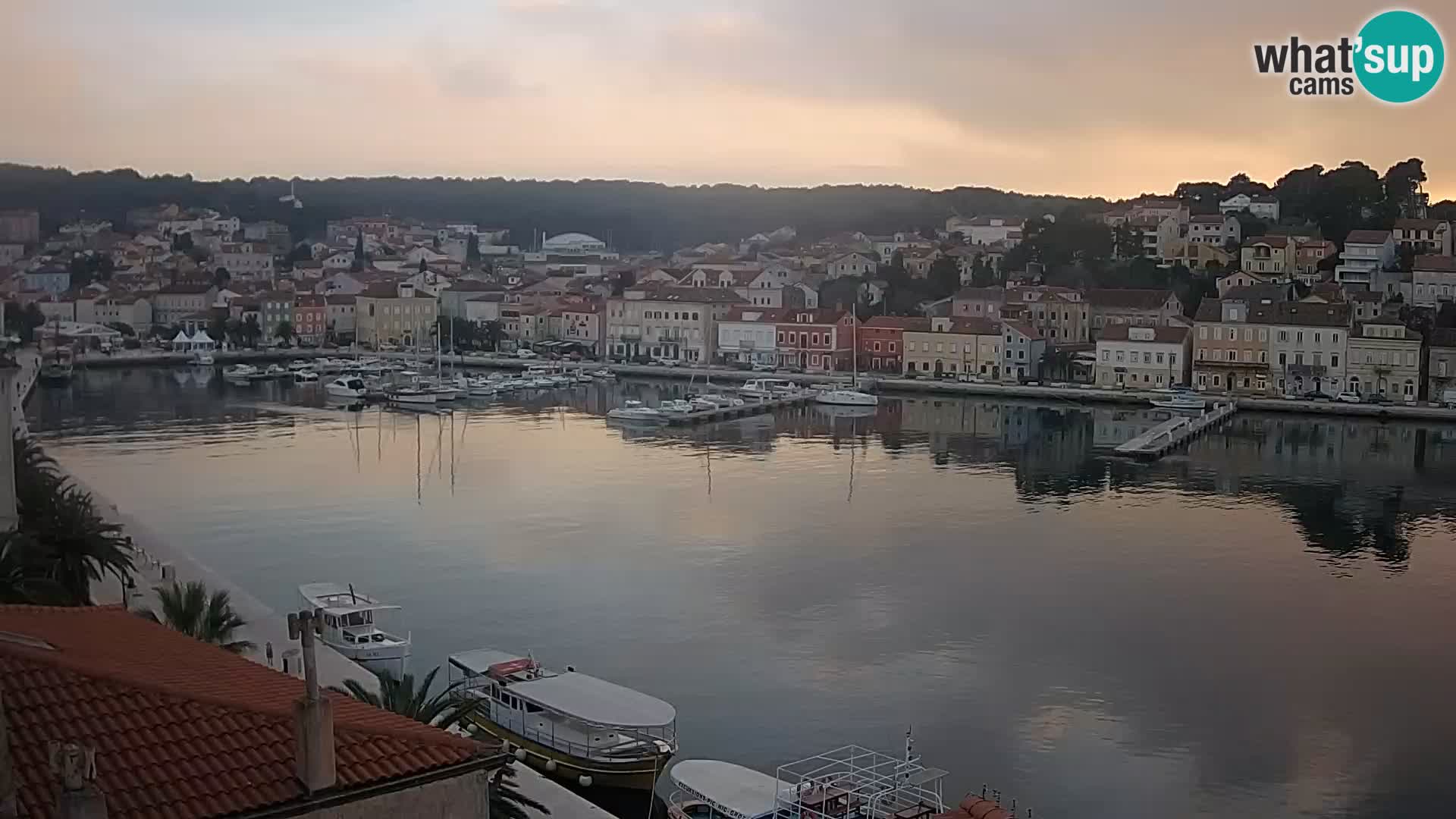 Spletna kamera Mali Lošinj Riva Lošinjskih kapitanov