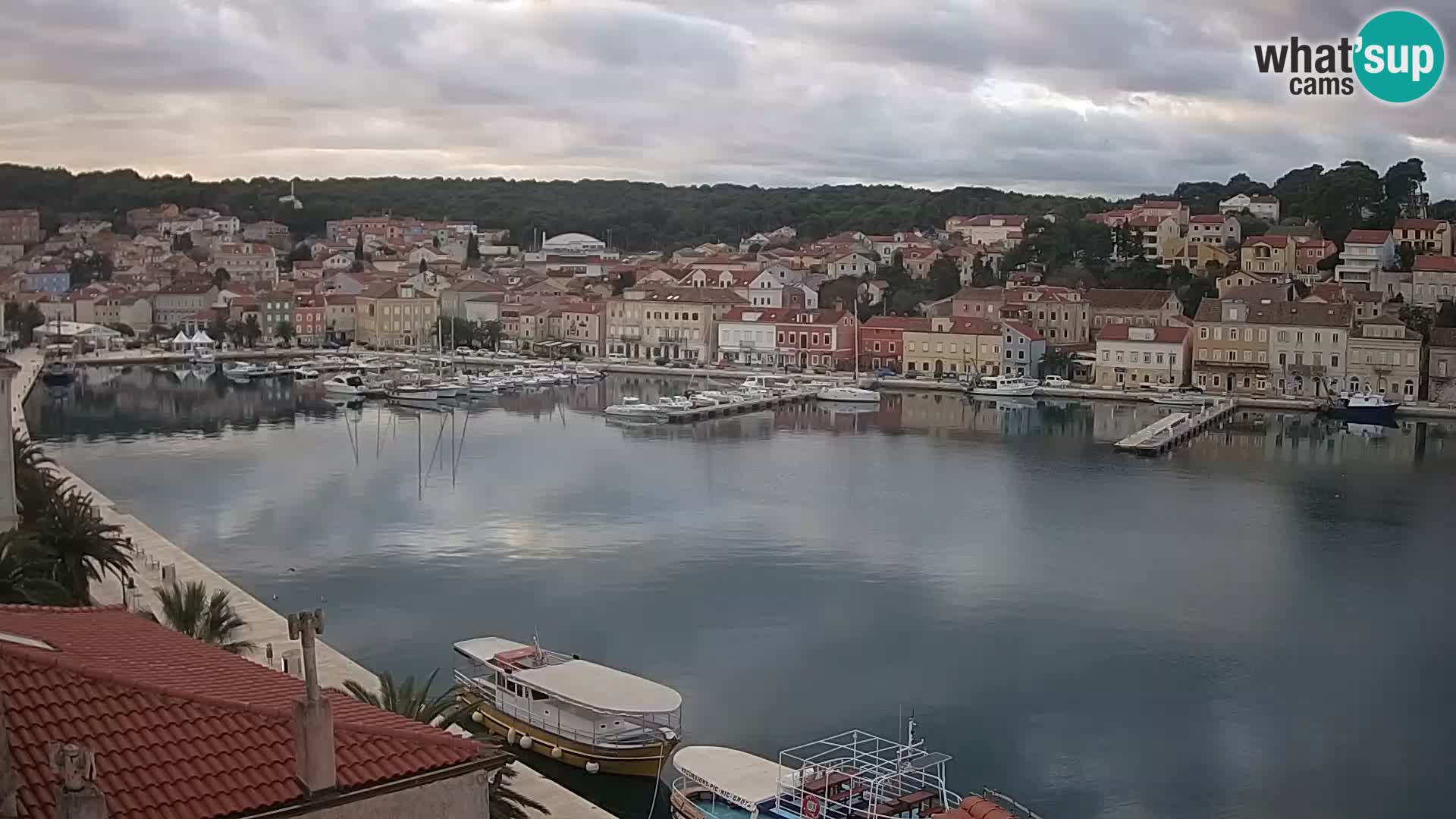 Spletna kamera Mali Lošinj Riva Lošinjskih kapitanov