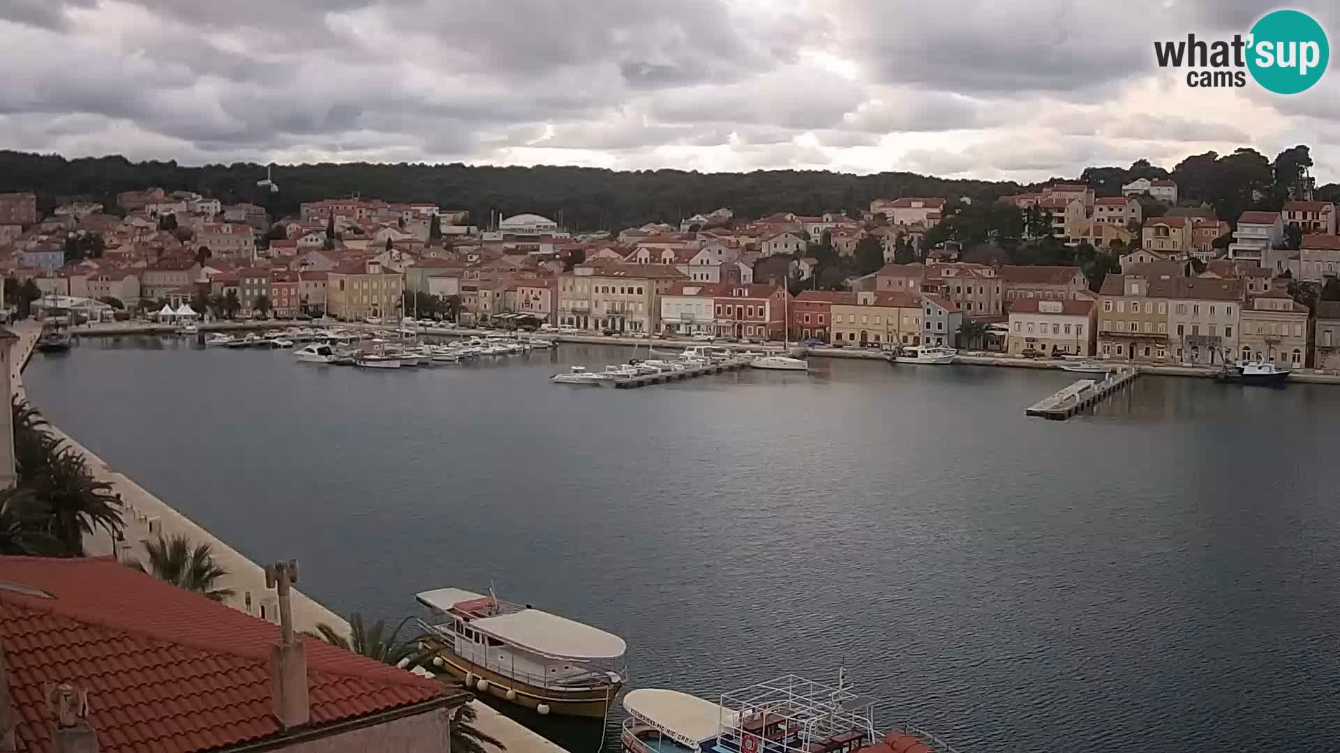 Spletna kamera Mali Lošinj Riva Lošinjskih kapitanov