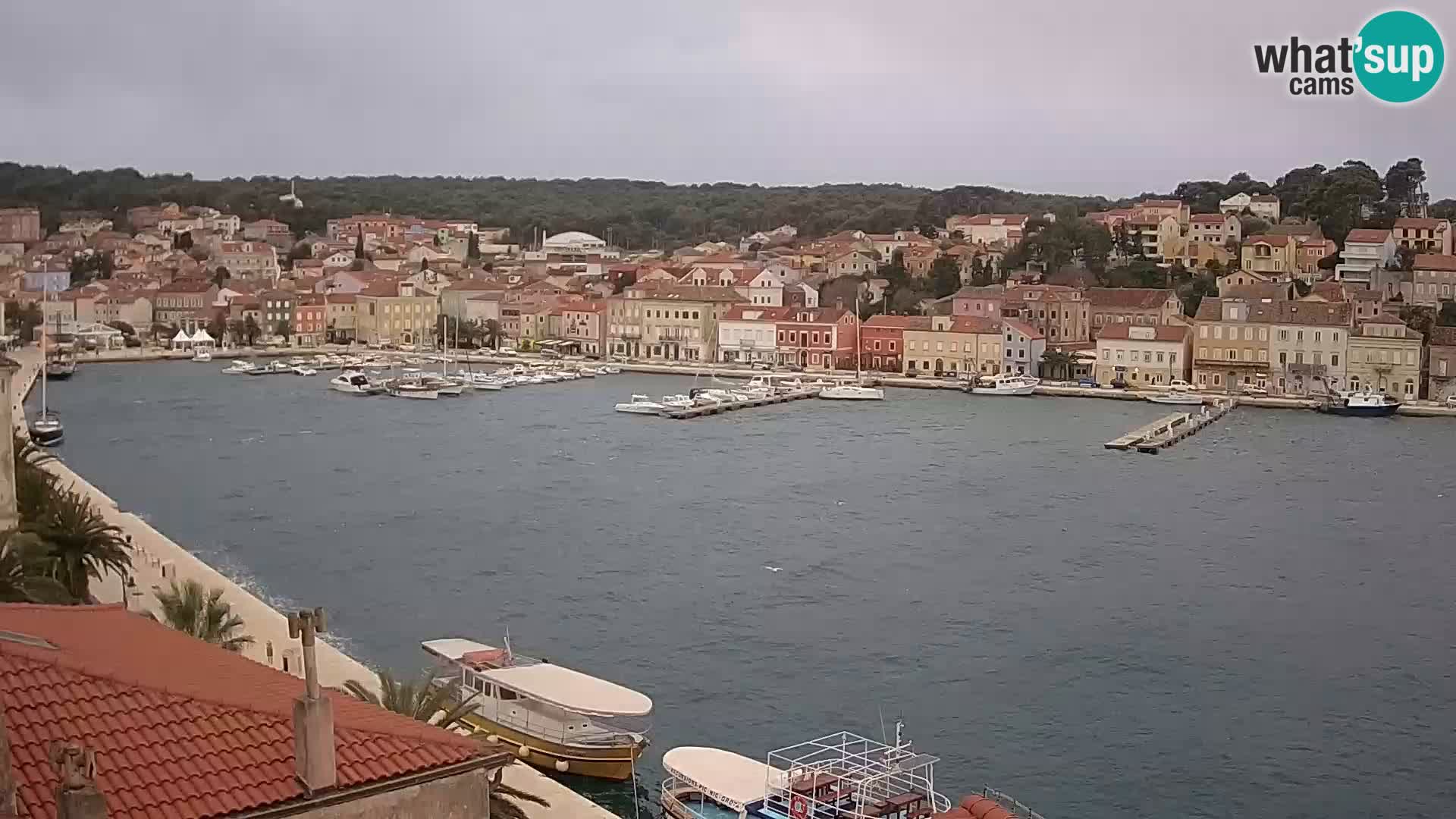 Spletna kamera Mali Lošinj Riva Lošinjskih kapitanov