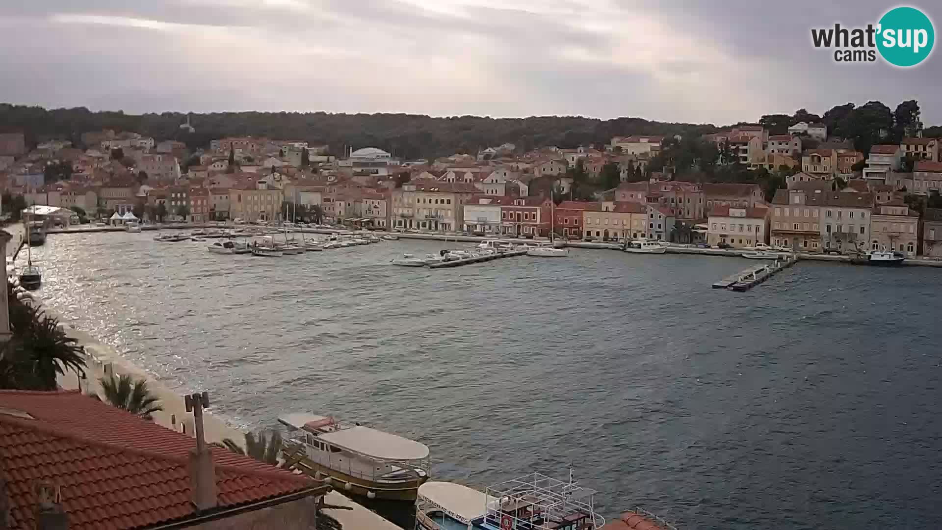 Spletna kamera Mali Lošinj Riva Lošinjskih kapitanov