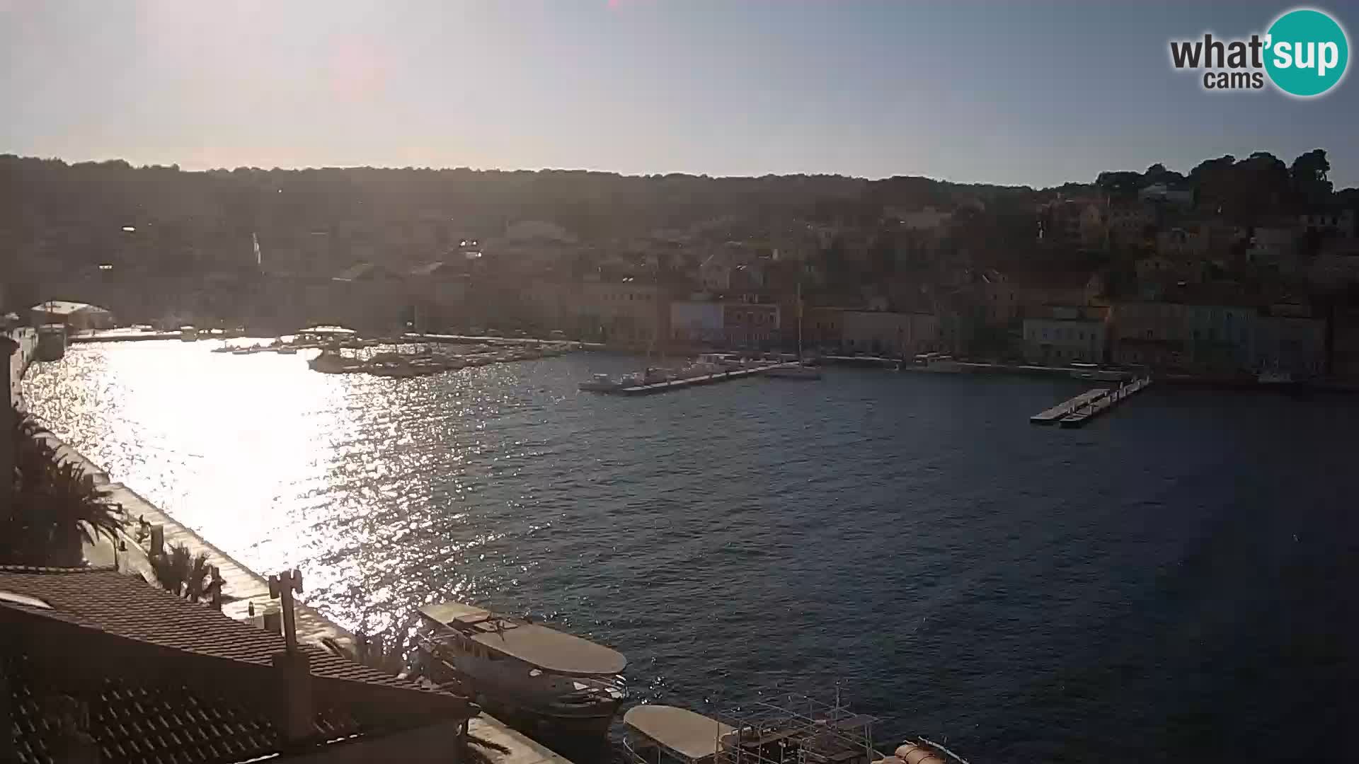 Spletna kamera Mali Lošinj Riva Lošinjskih kapitanov