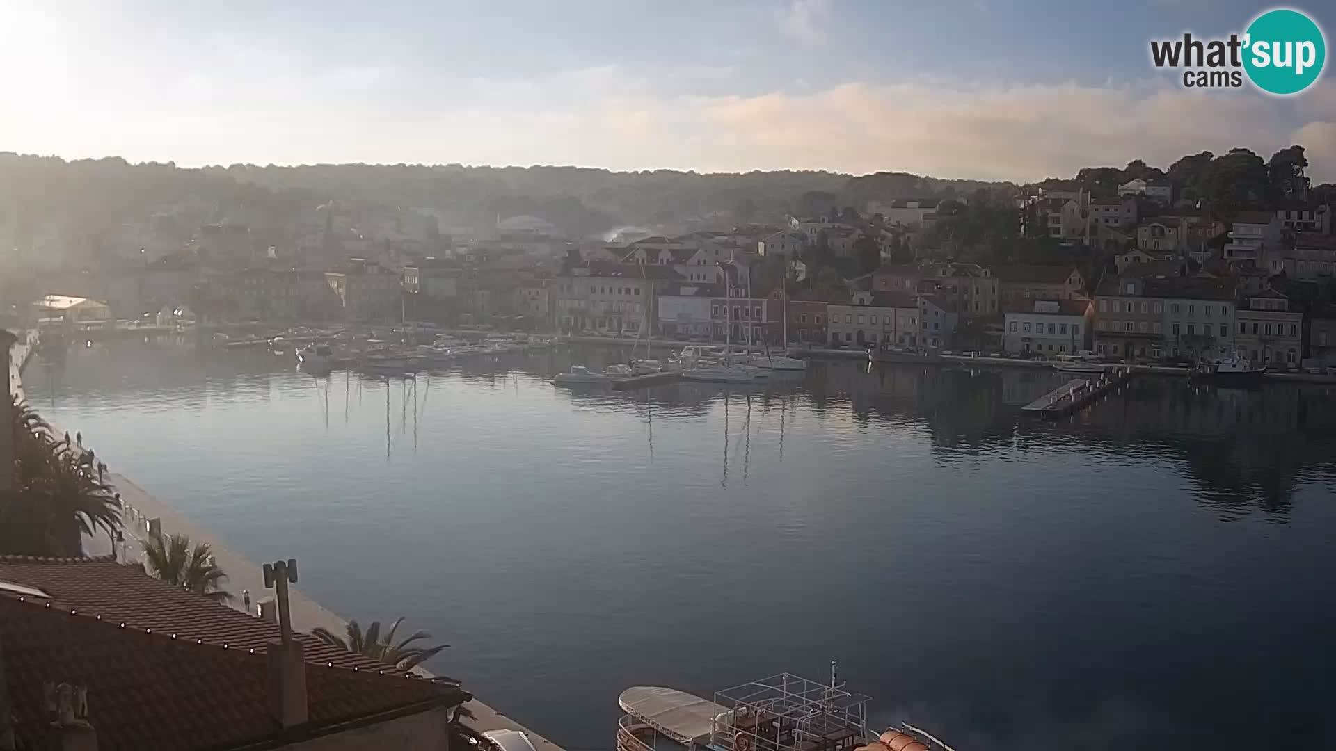 Spletna kamera Mali Lošinj Riva Lošinjskih kapitanov