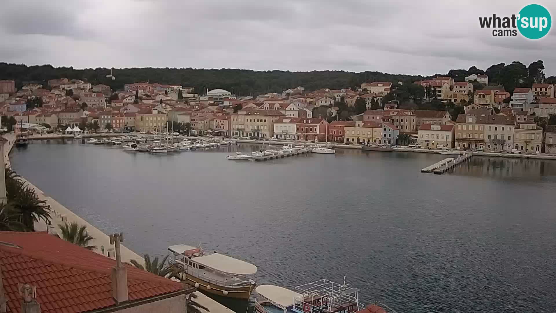 Spletna kamera Mali Lošinj Riva Lošinjskih kapitanov