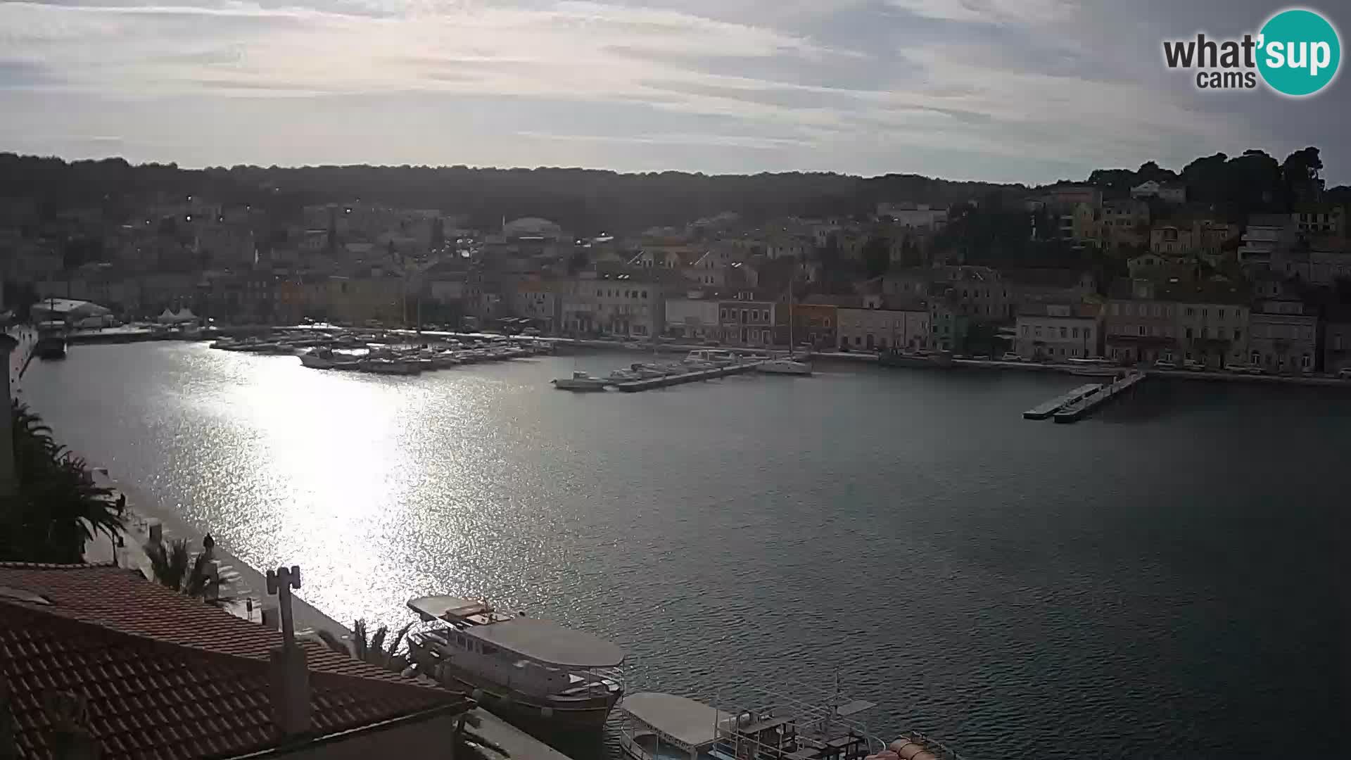 Spletna kamera Mali Lošinj Riva Lošinjskih kapitanov