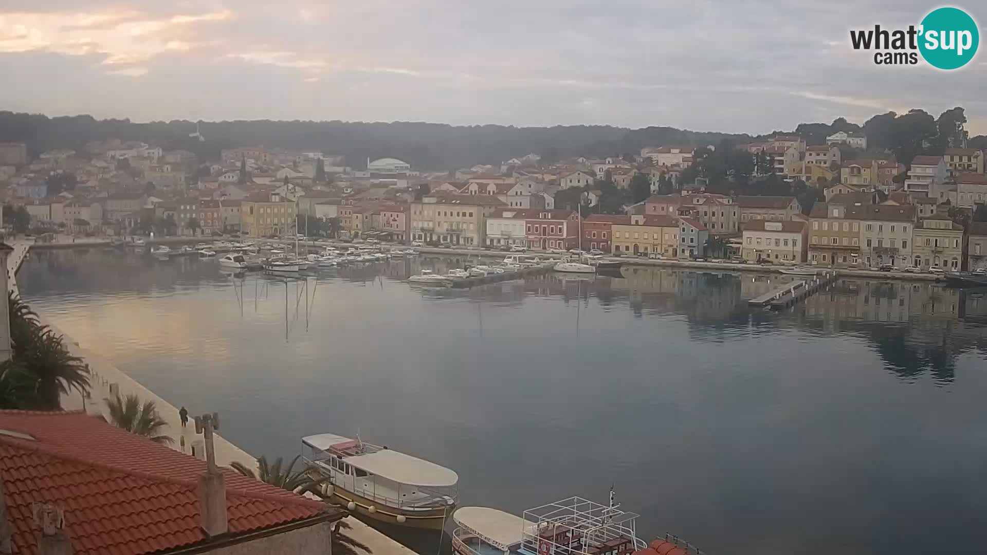 Spletna kamera Mali Lošinj Riva Lošinjskih kapitanov